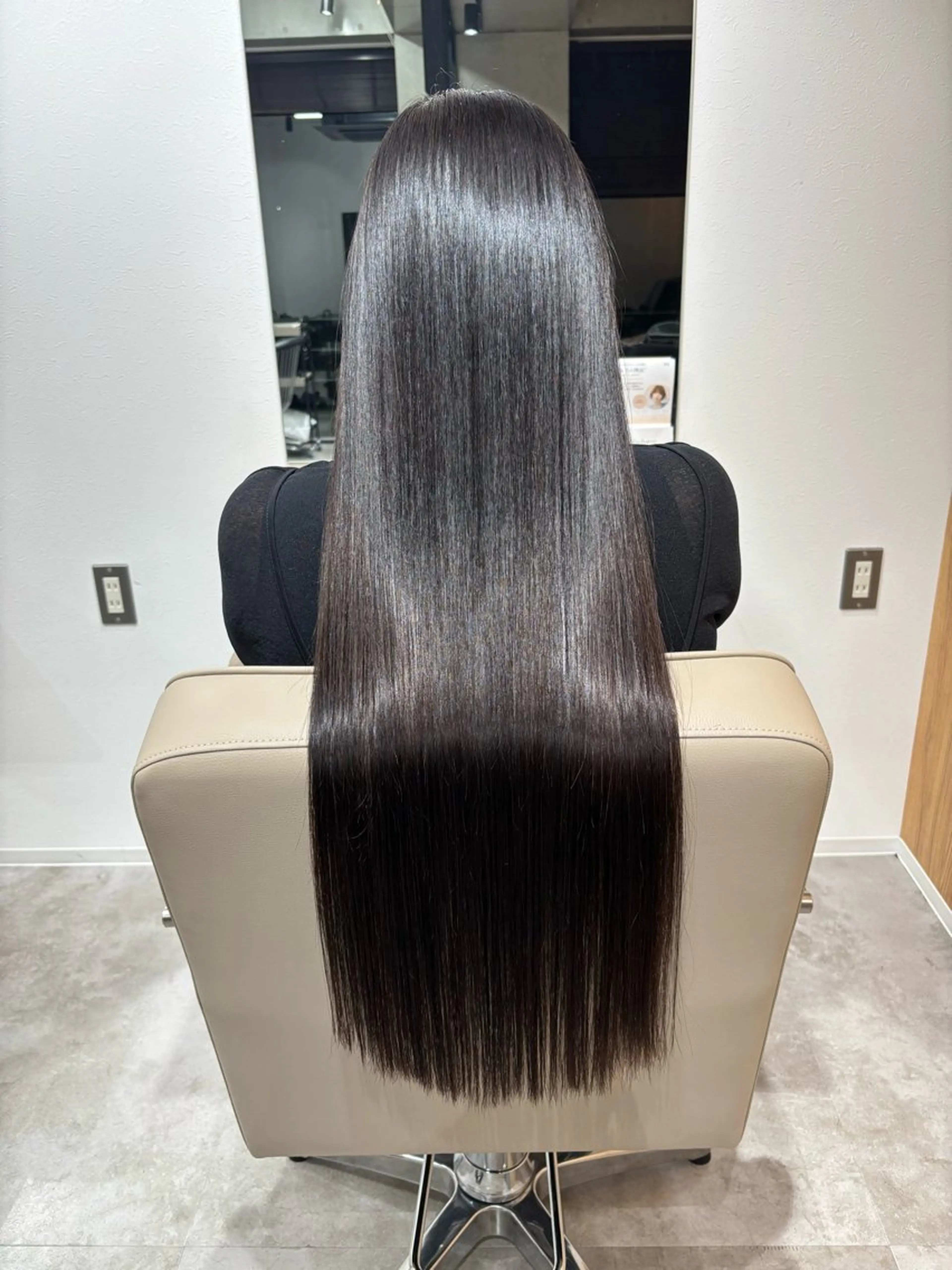 ☔️根元の癖を伸ばしたい方向け☔️リタッチ縮毛矯正＋ケラチントリートメント＋ヘッドスパ　⚠️ロング料金なしの写真