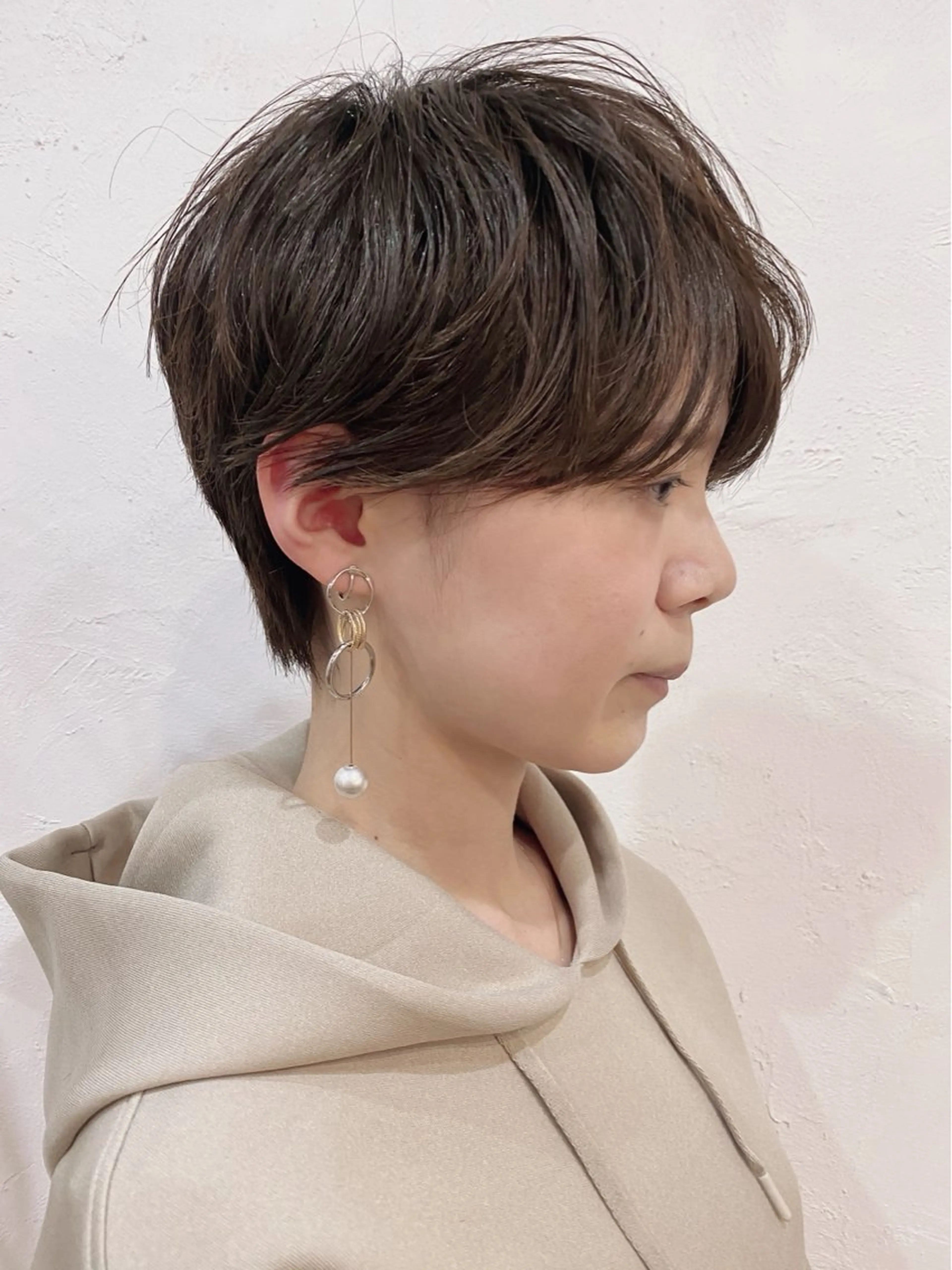 ショート 透明感カラー🍃 レイヤースタイル✨葵のヘアスタイル