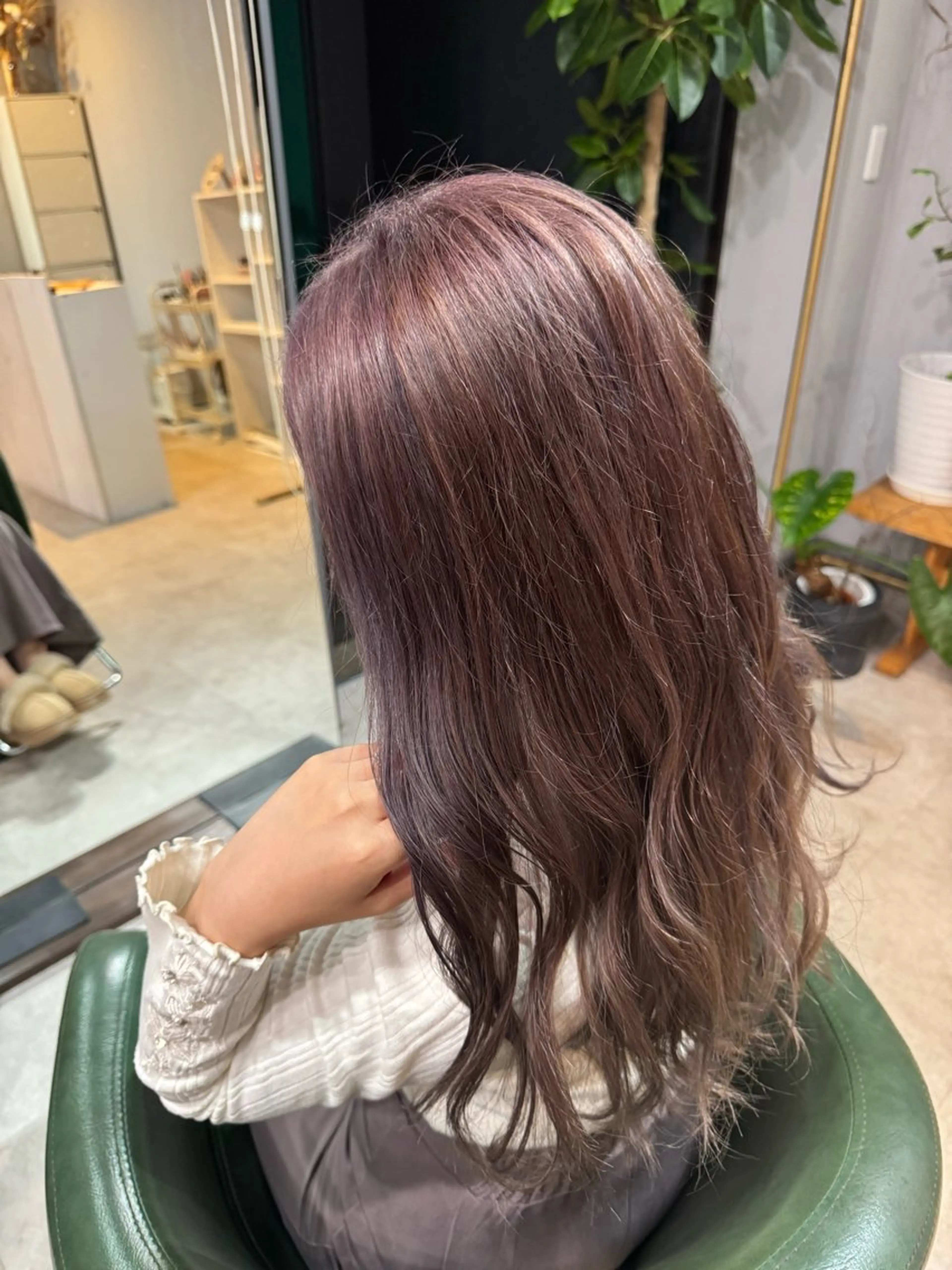 ロング カラー 今雪 聡美のヘアスタイル