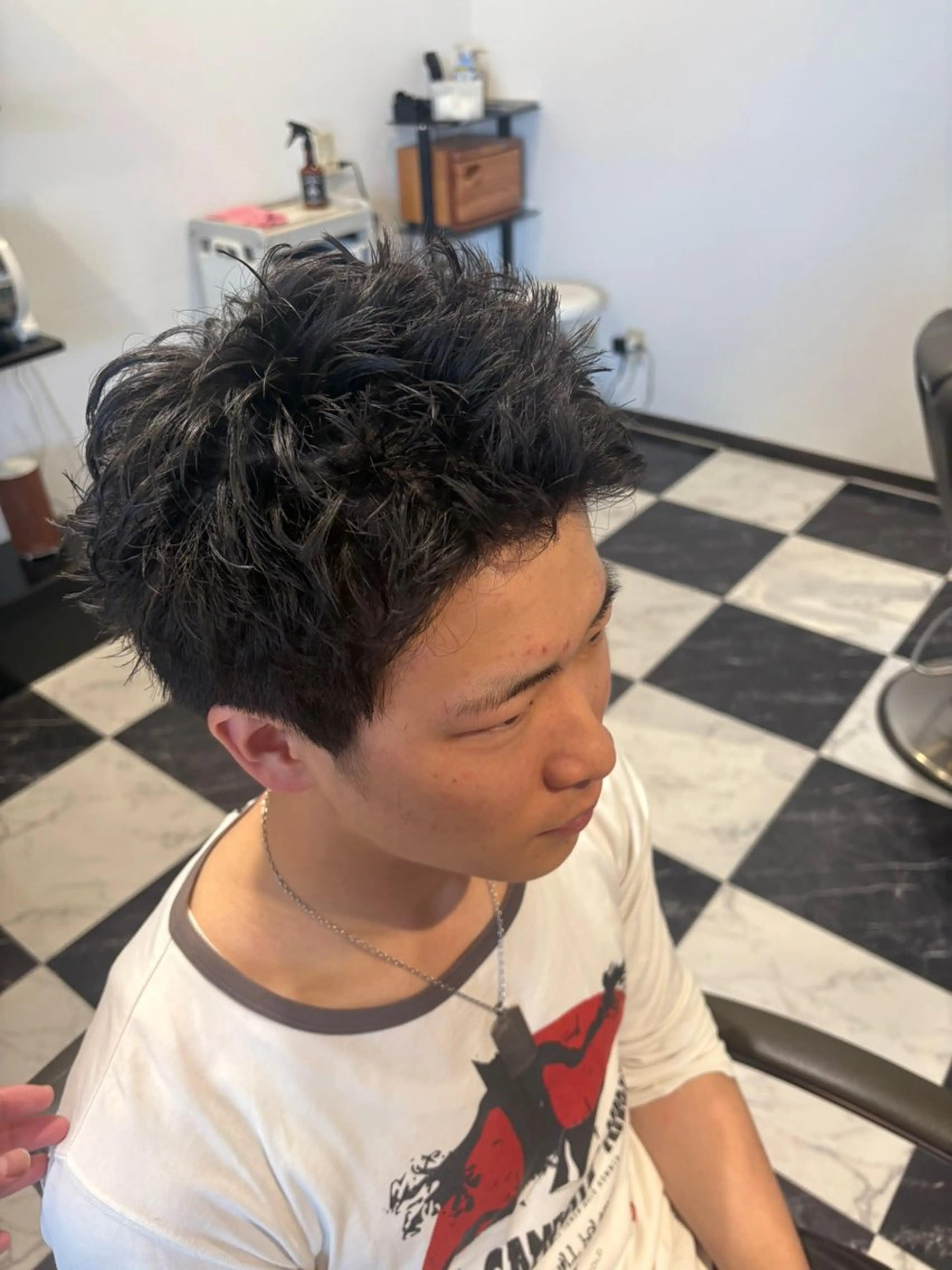 ショート メンズ 奥村 健人のヘアスタイル