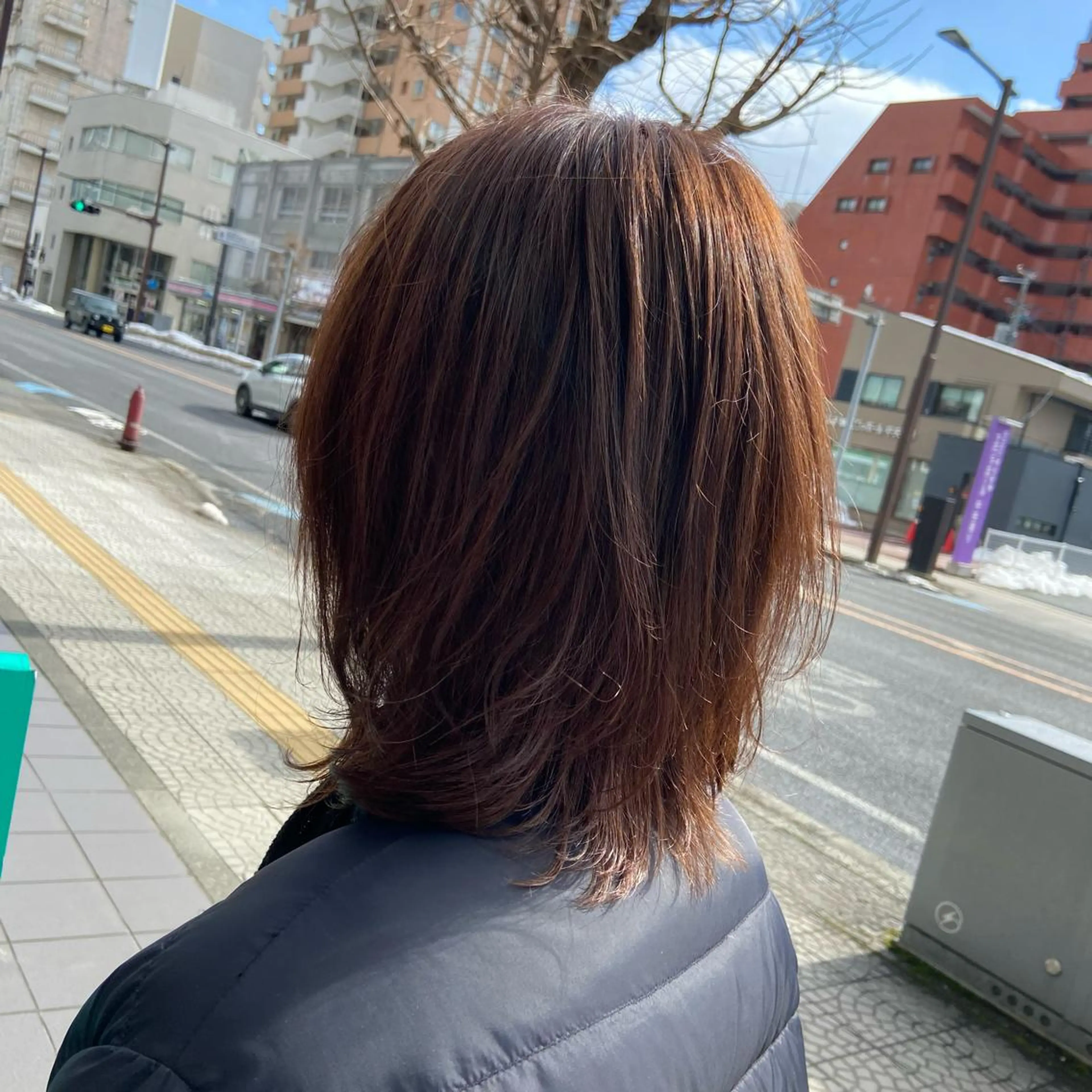 ミディアム カラー ミディアムパーマ 大人女性の艶カット カラー/菊池柊真🌟のヘアスタイル