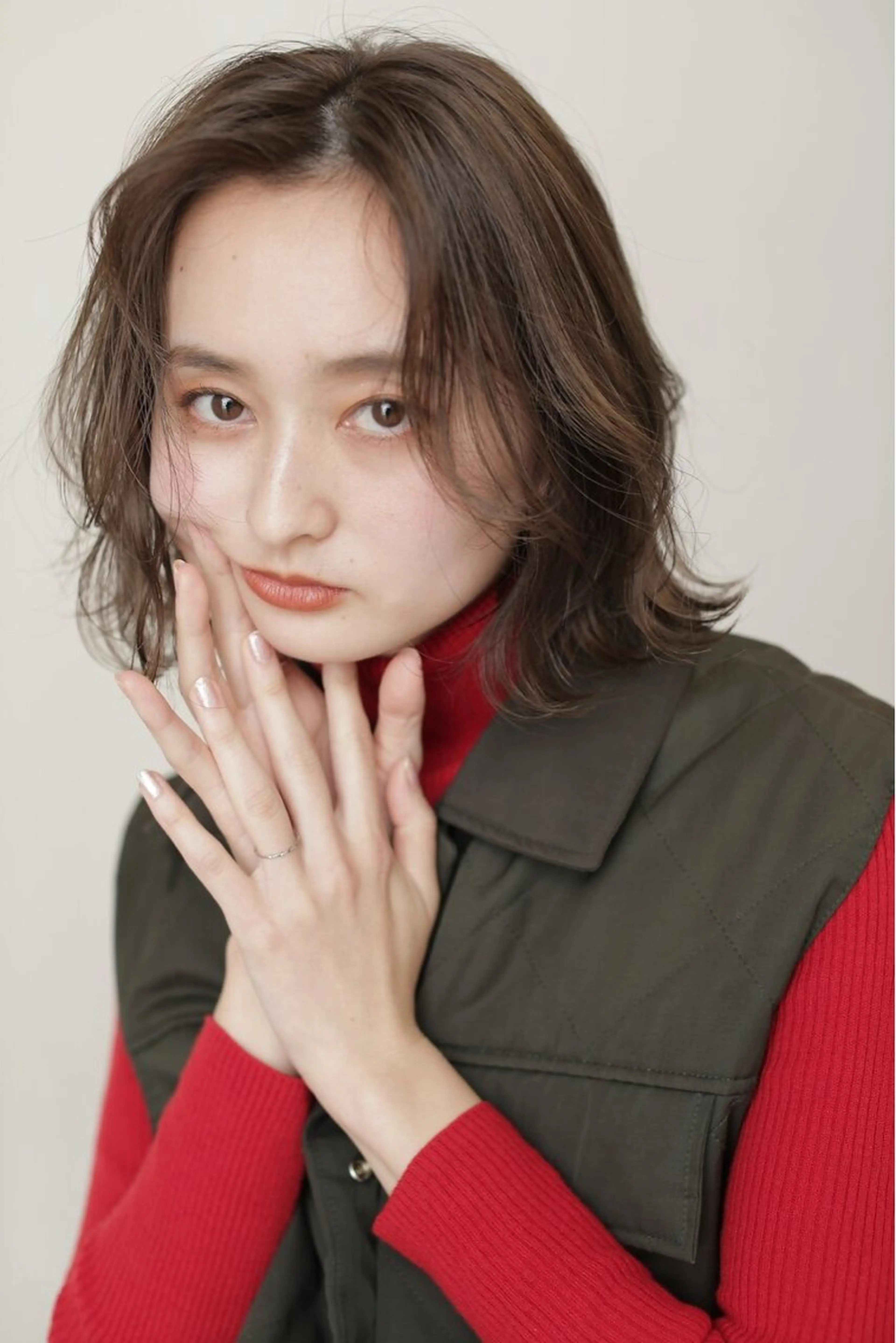 【期間限定価格クーポン】似合わせカット×艶感カラー×内部補修うる艶トリートメント付き×オージュアトリートメントの写真