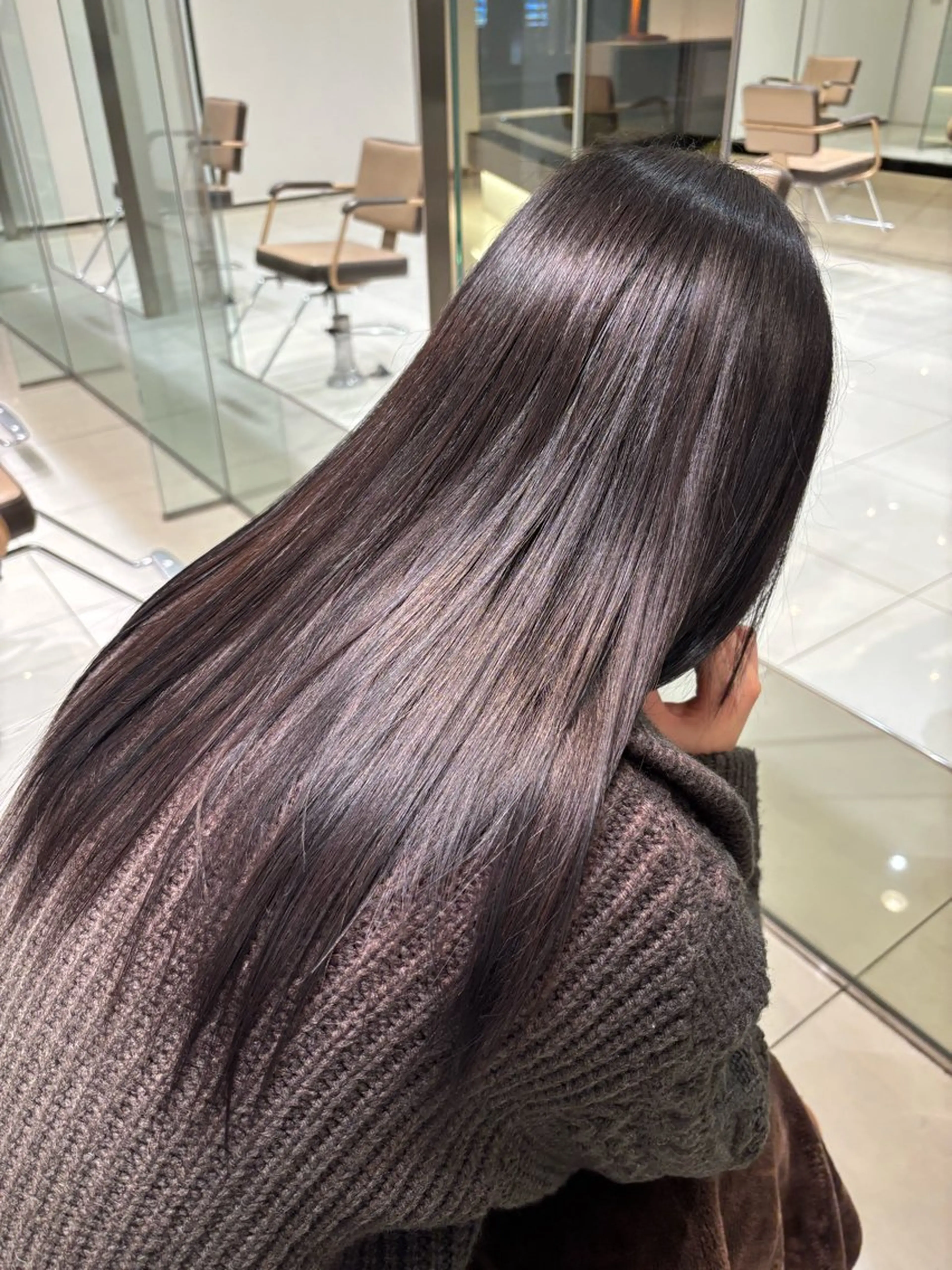 セミロング トリートメント 池田 悠人のヘアスタイル