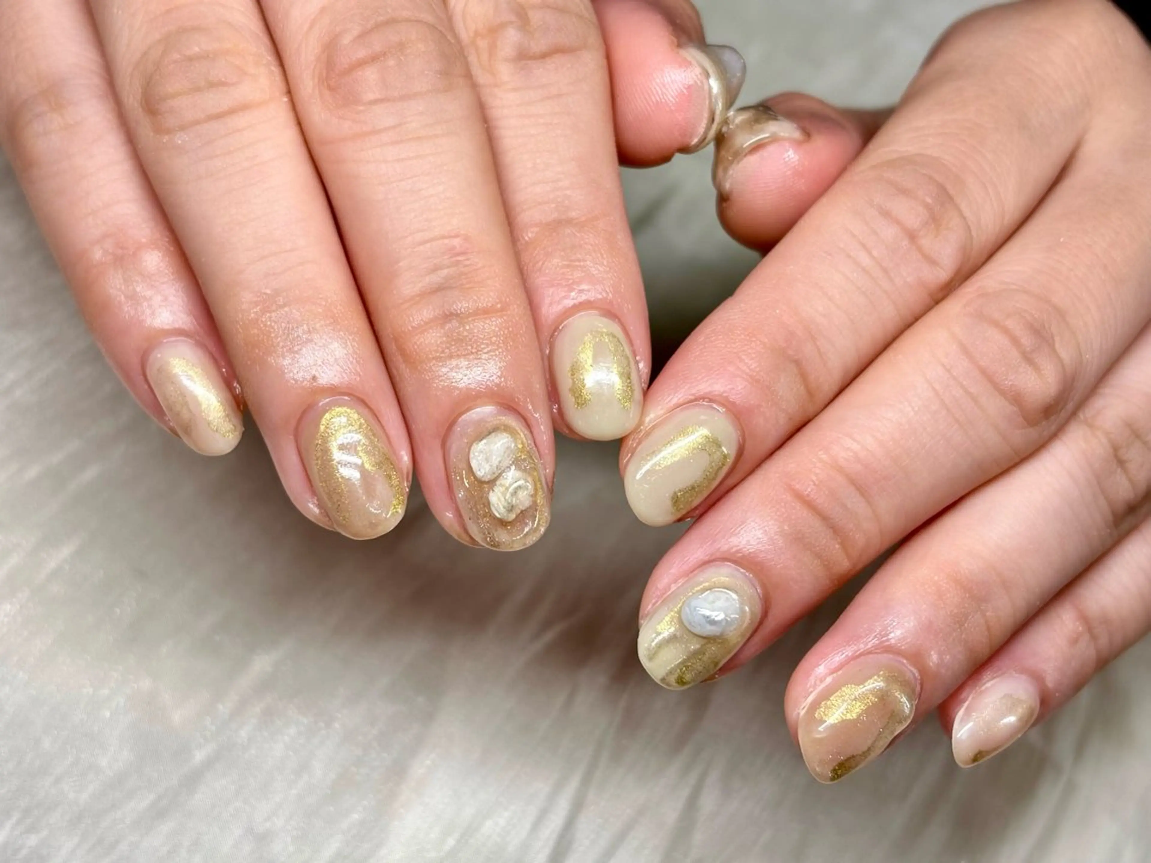 ネイル アートネイル ニュアンスネイル ハンドネイル ハンドケア ETE LUNA NAILのネイルデザイン