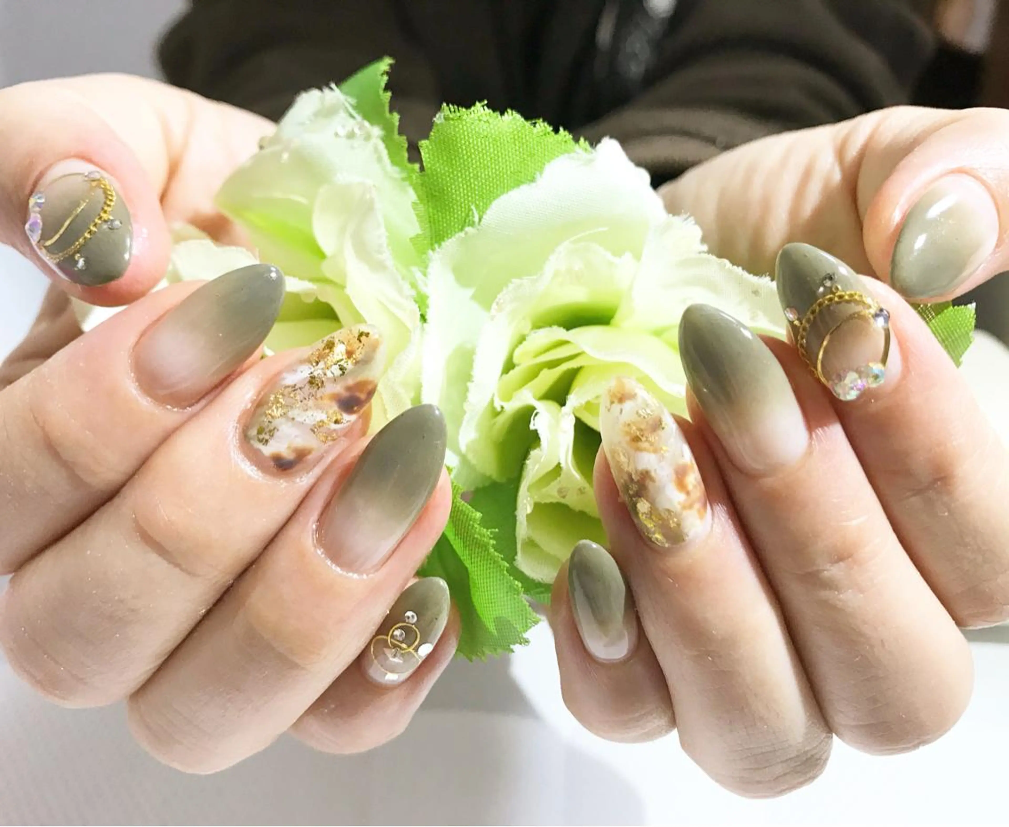 ネイル フットネイル グラデーション 大理石ネイル(マーブル) シンプルネイル 春ネイル nail fufla ♡yamane♡のネイルデザイン