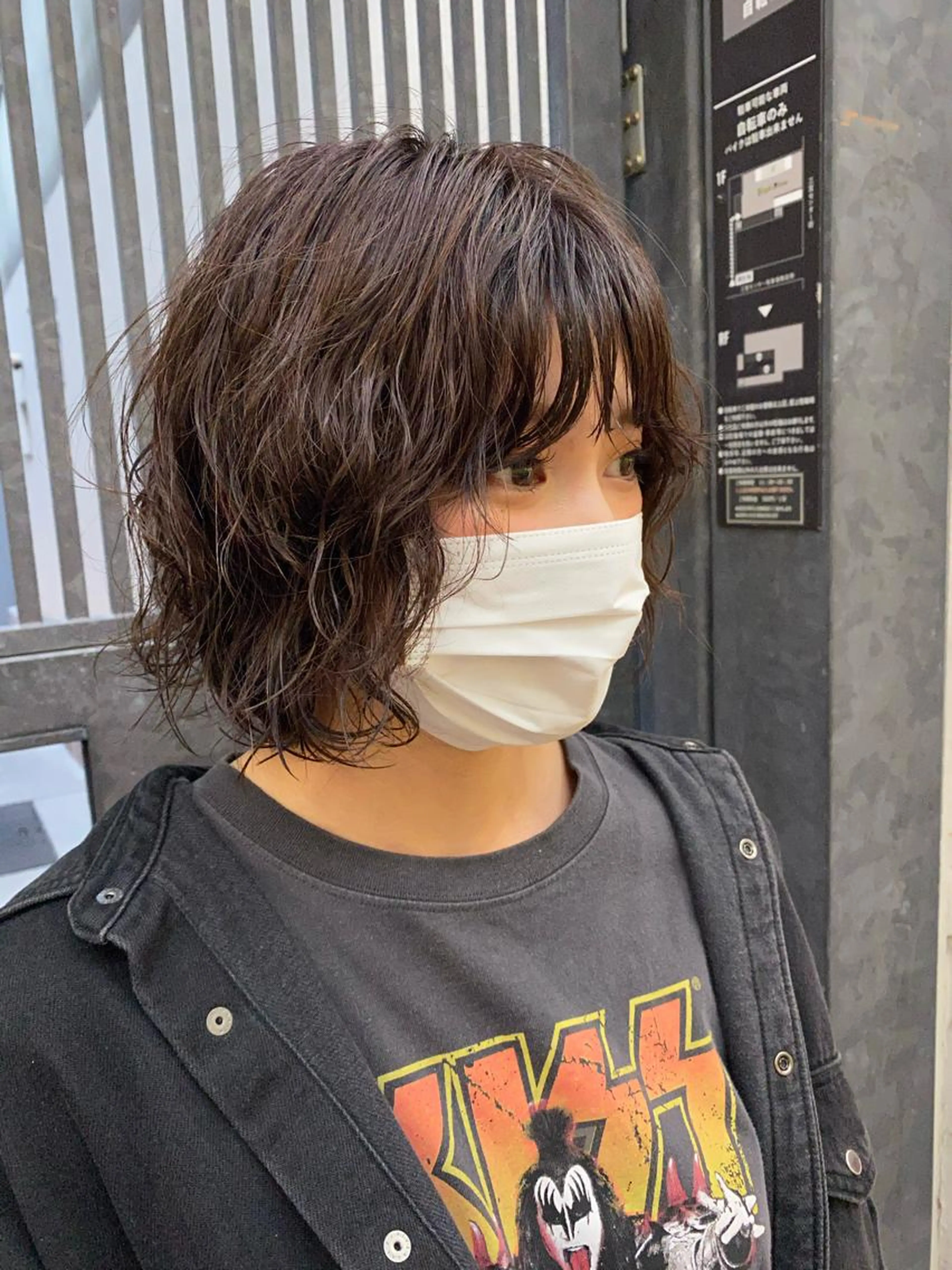 カット➕ボブパーマの写真