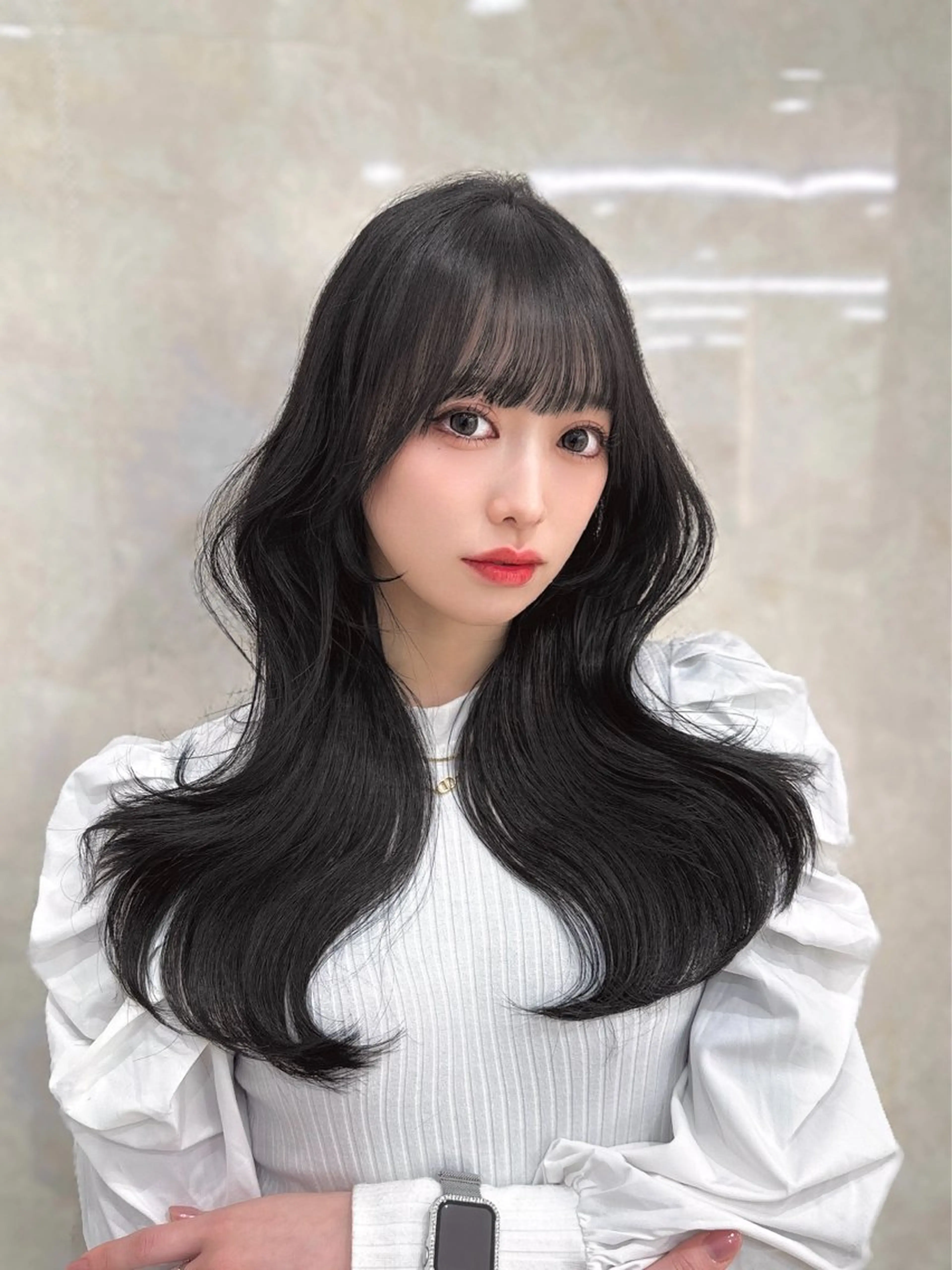 ロング 岡部 未咲希のヘアスタイル