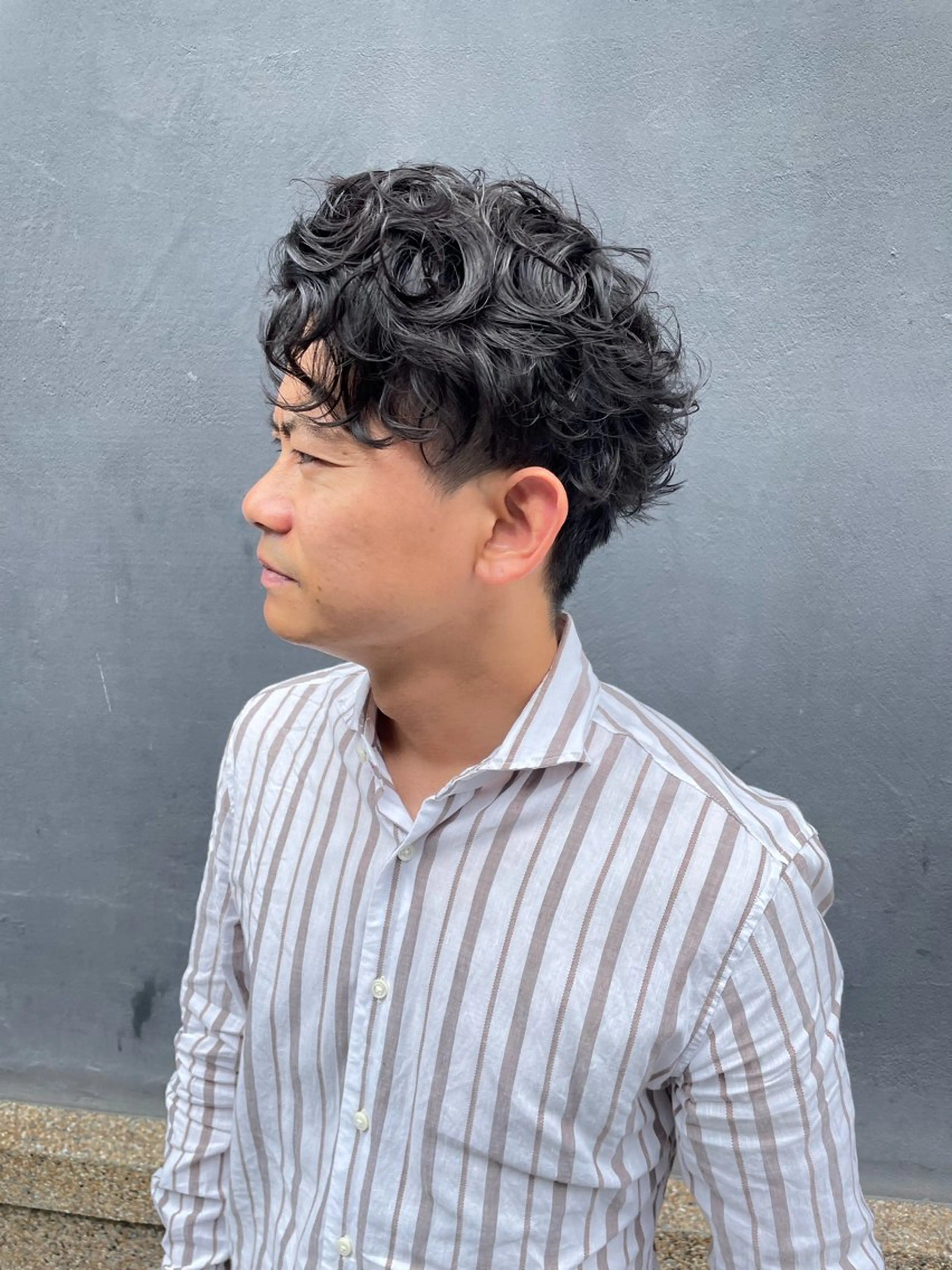 メンズカット＋ナチュラルパーマ＋トリートメント🧑‍🦱の写真