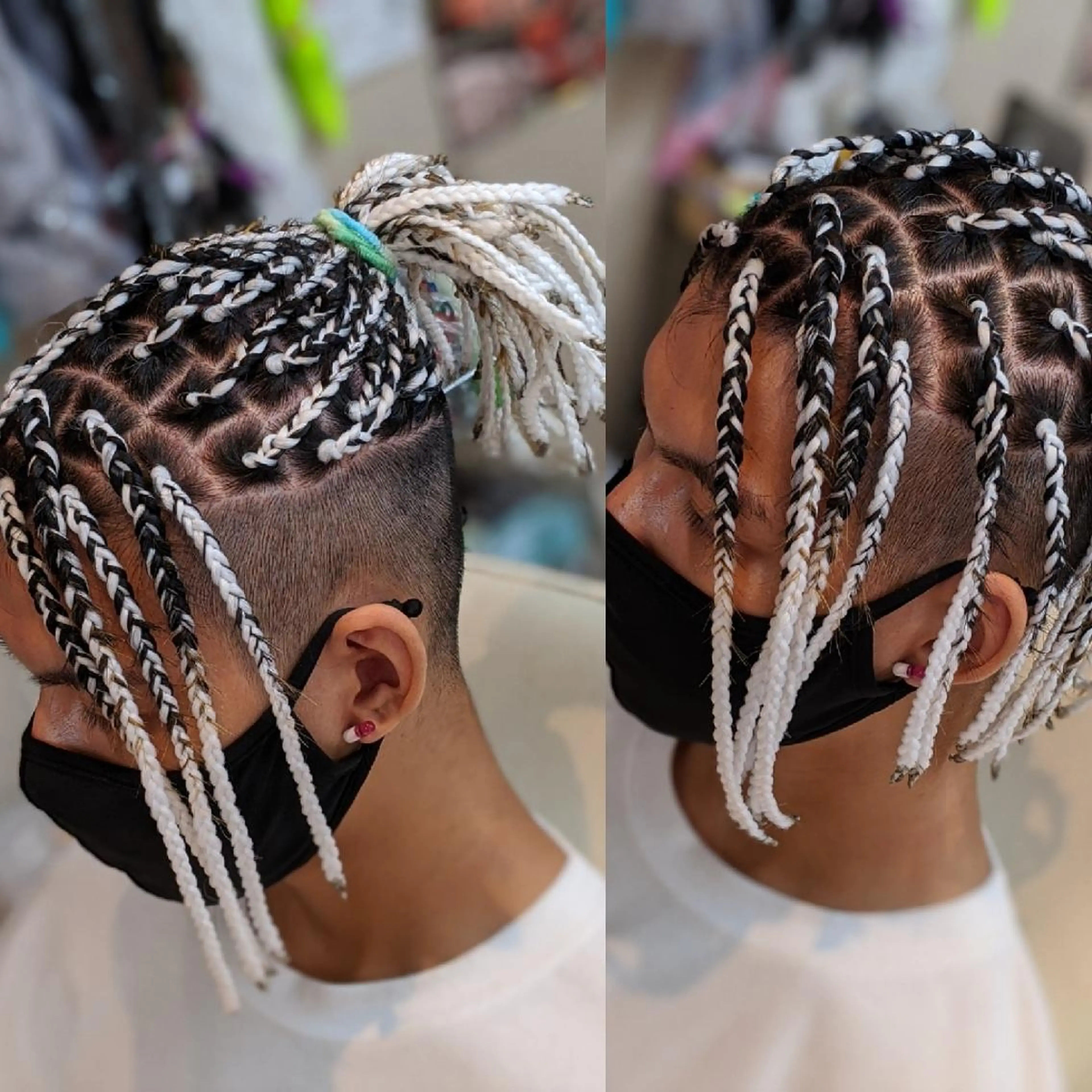 メンズ セミロング エクステ scamp ★のヘアスタイル