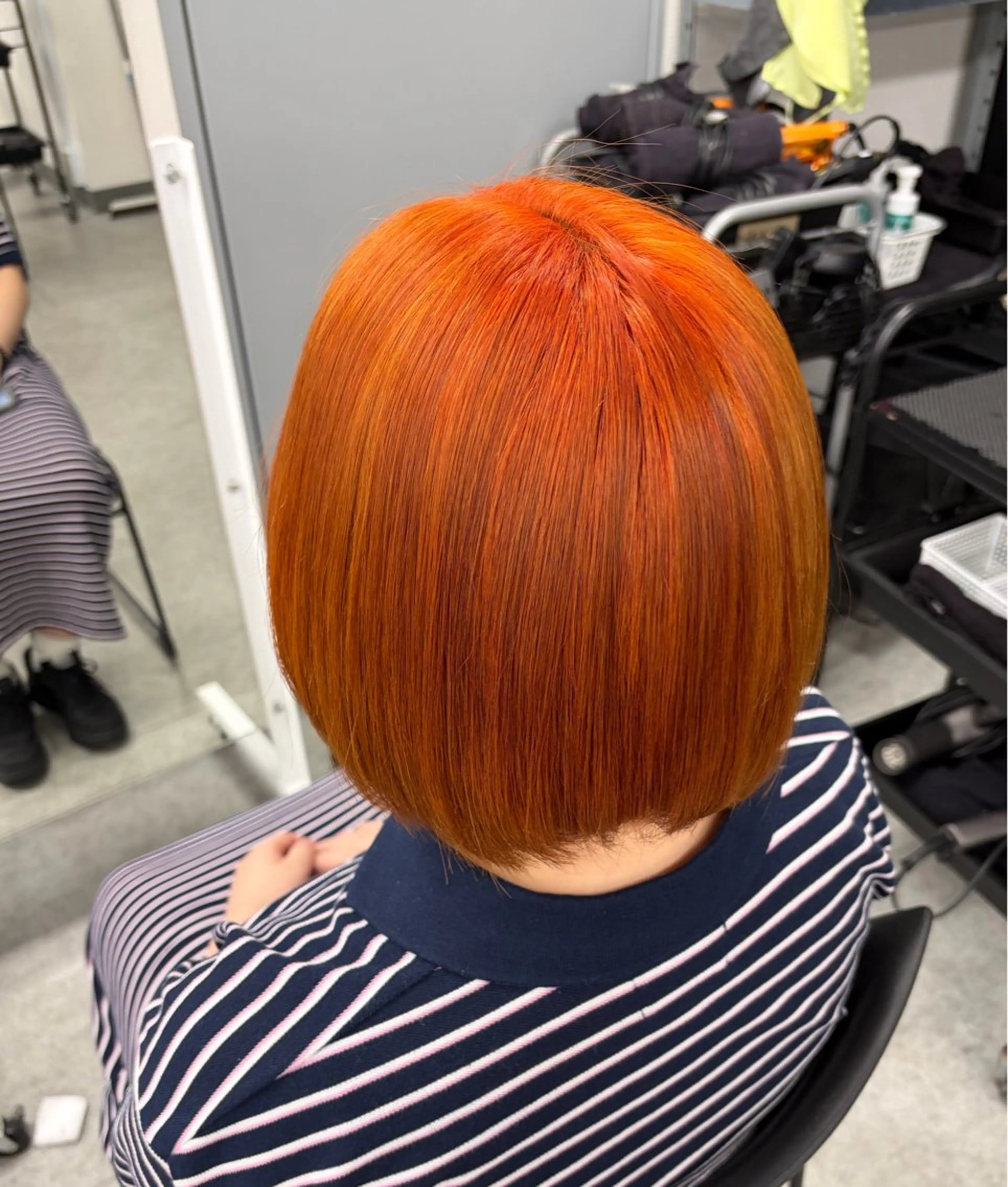 ミディアム カラー ヘアアレンジ ヘアカラー くれは/池袋/ カラー/髪質改善のヘアスタイル