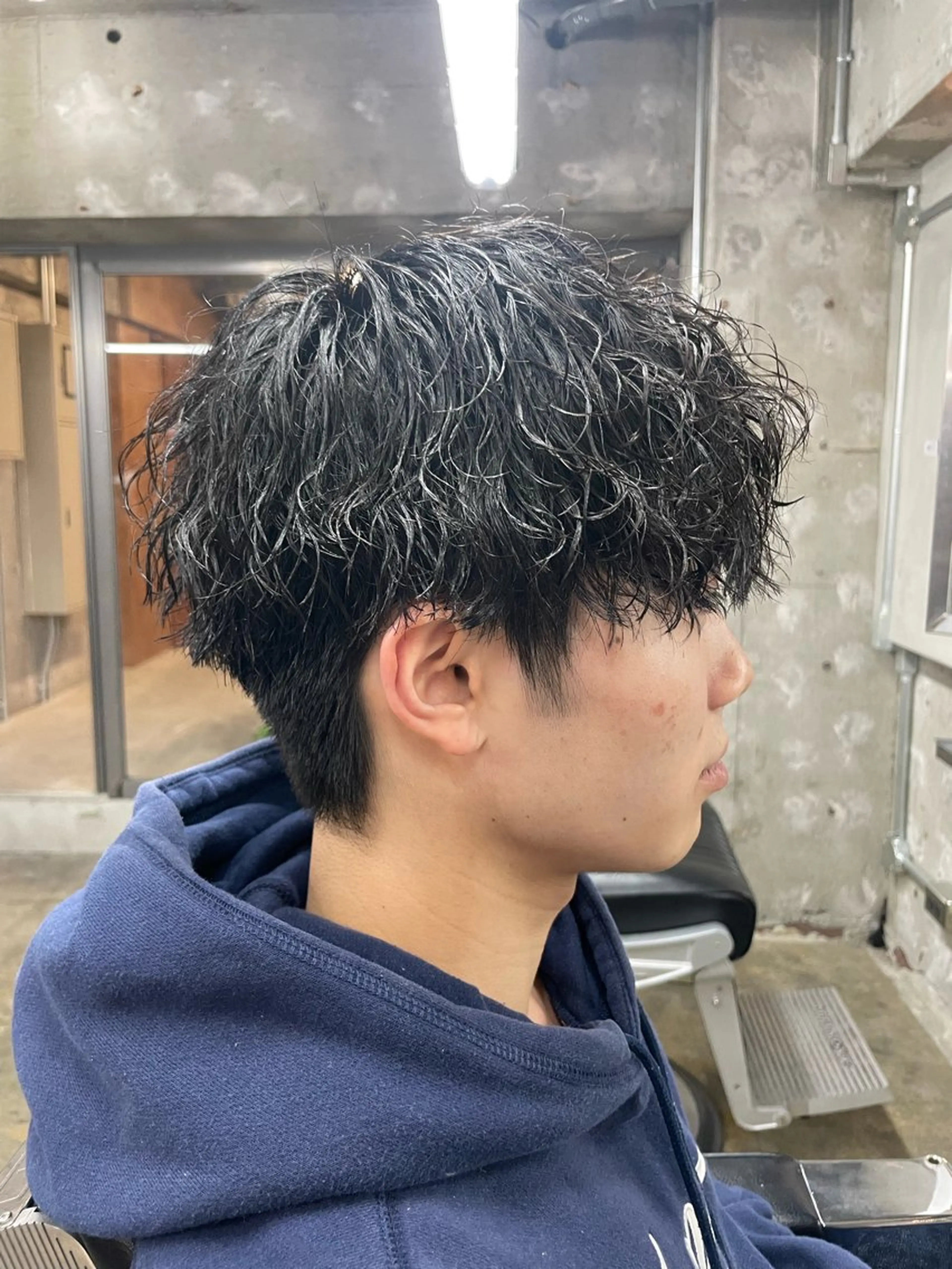 ショート カラー パーマ ヘアアレンジ メンズ カット パーマ トリートメント 亀井隆汰/メンズ専門 パーマ特化美容師のヘアスタイル