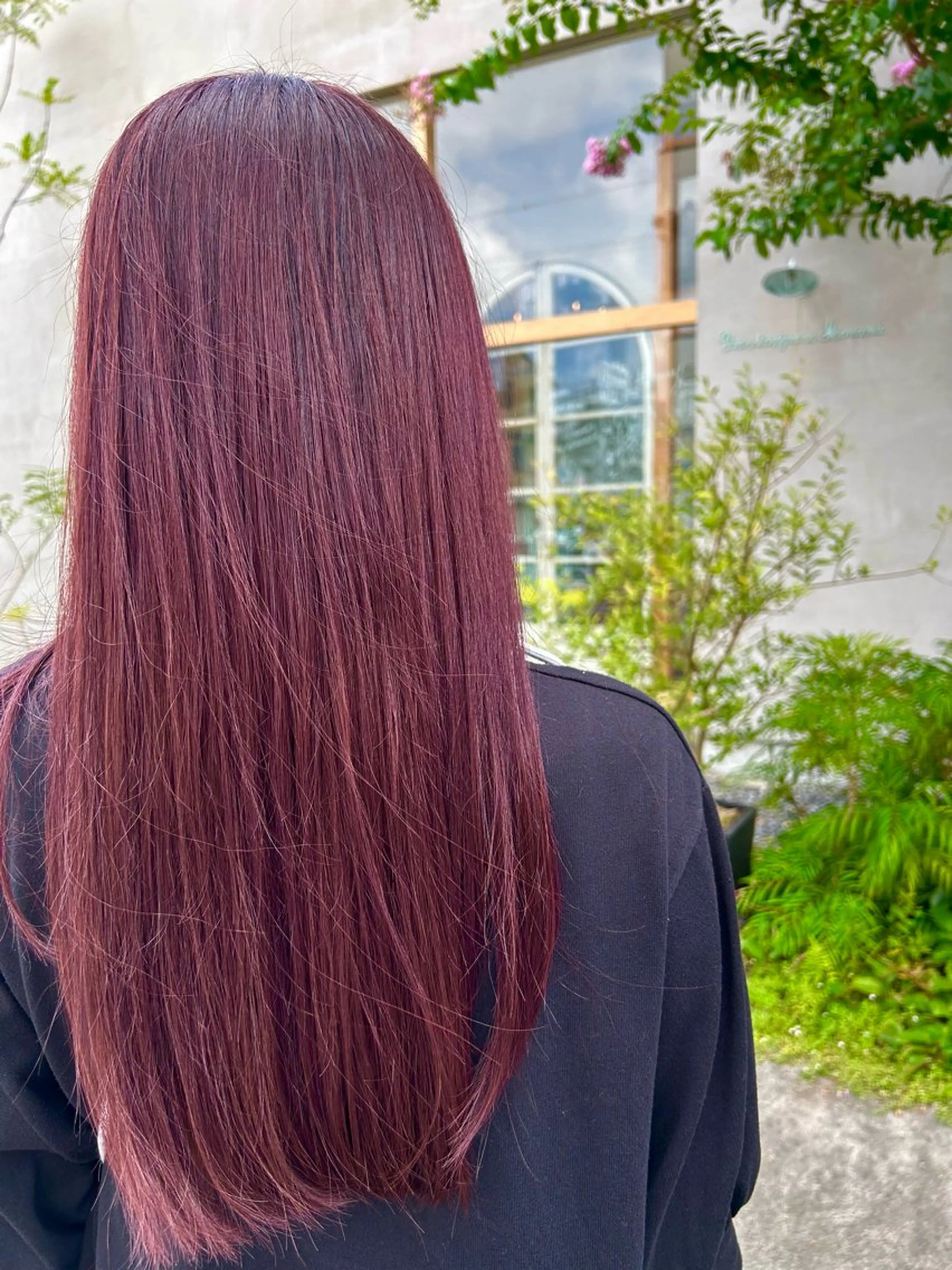 ロング カラー monami 鈴木 茉由奈のヘアスタイル