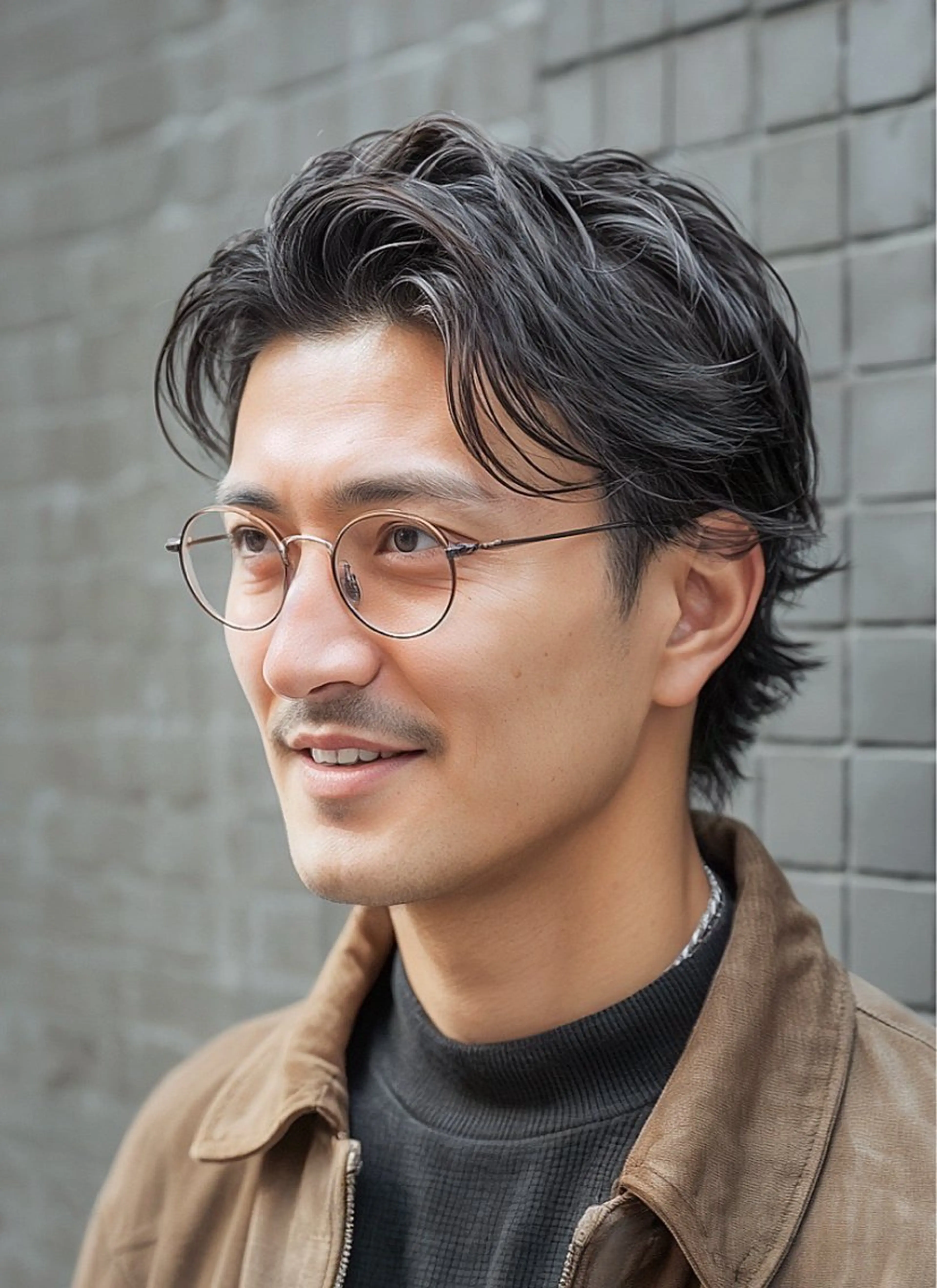 men's大人色気パーマ➕カットの写真