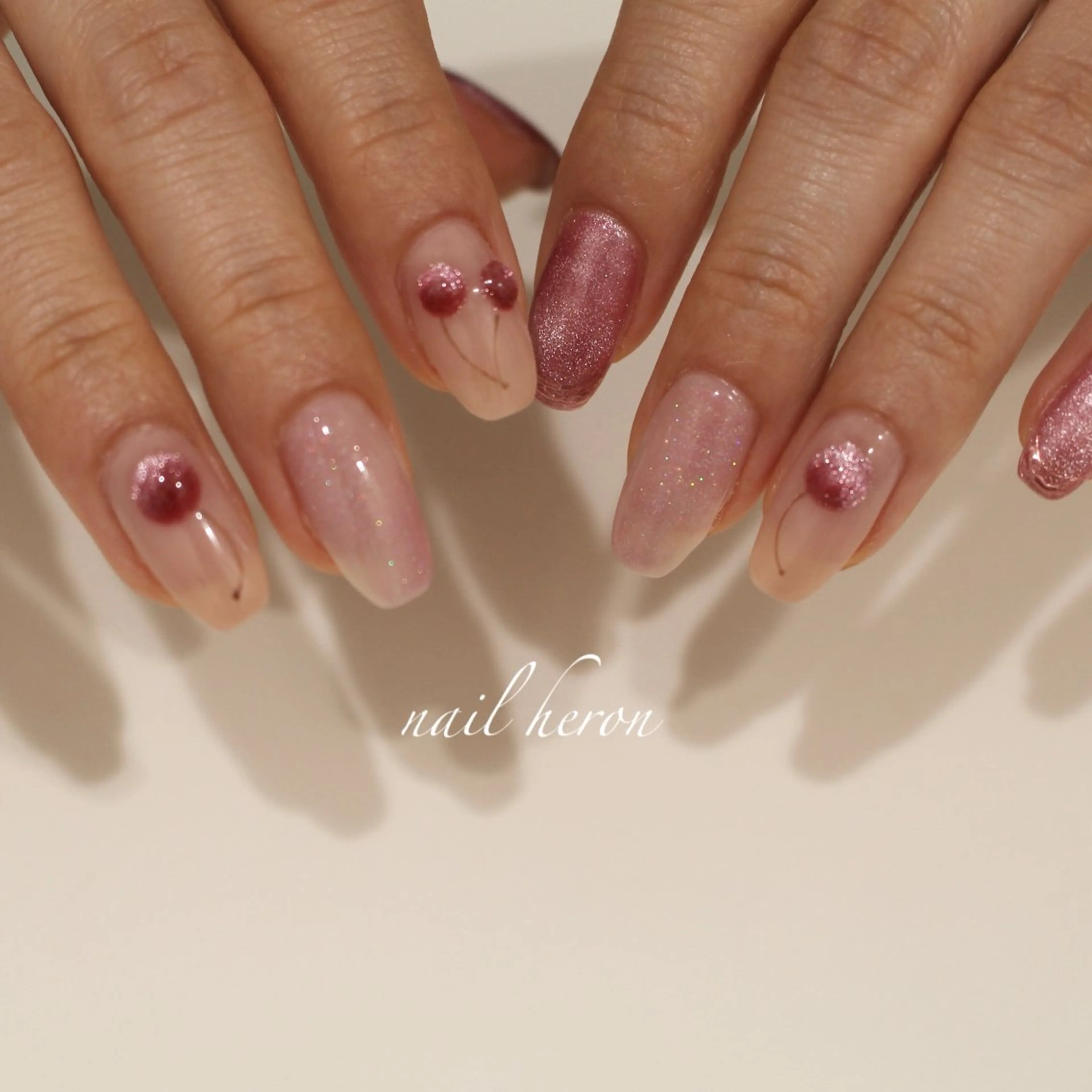 ネイル ハンドネイル saki_ nail heronのネイルデザイン