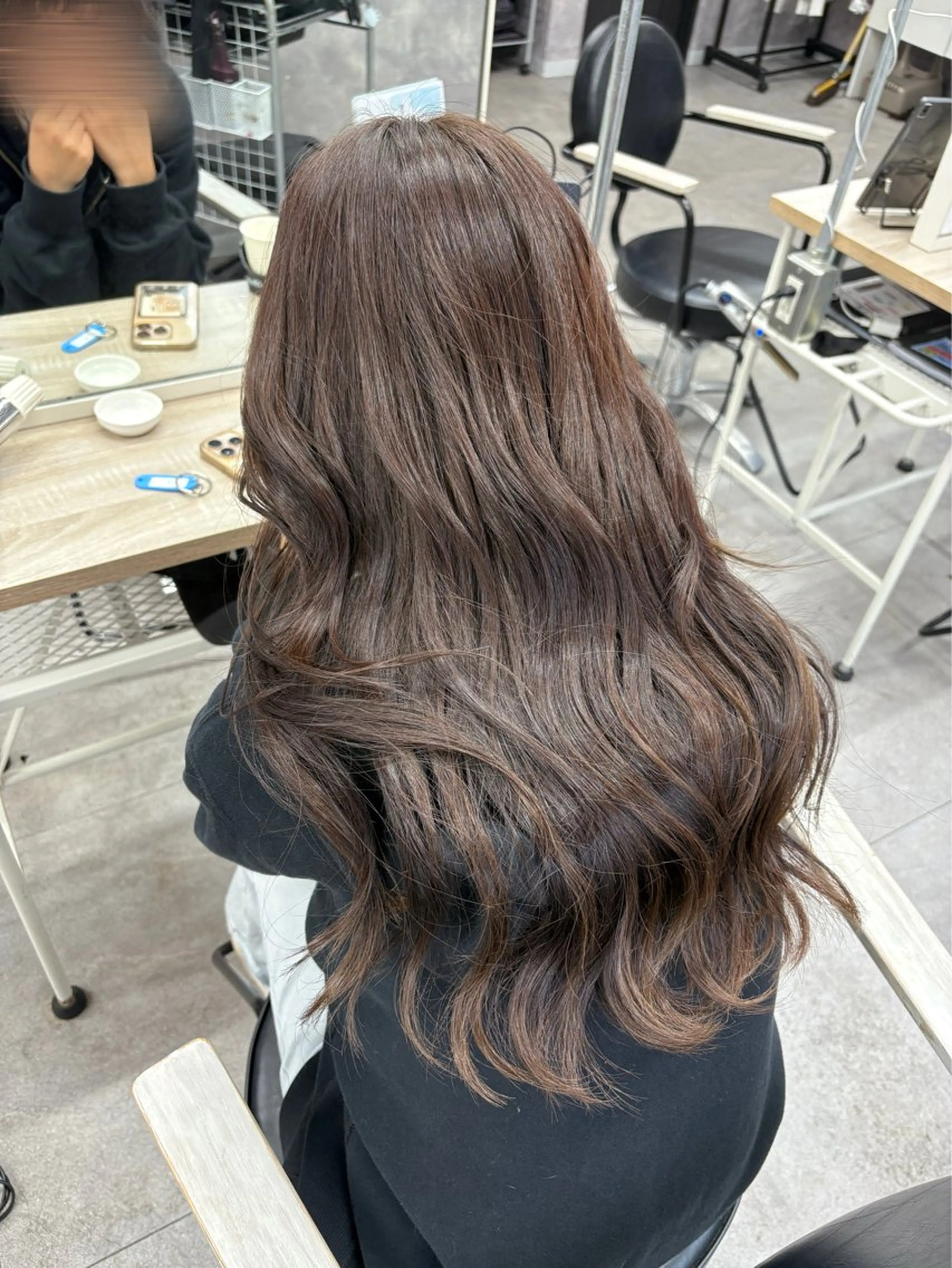 ロング ヘアカラー トリートメント ギャル⚜️巻き髪 ⚜️ちづるのヘアスタイル