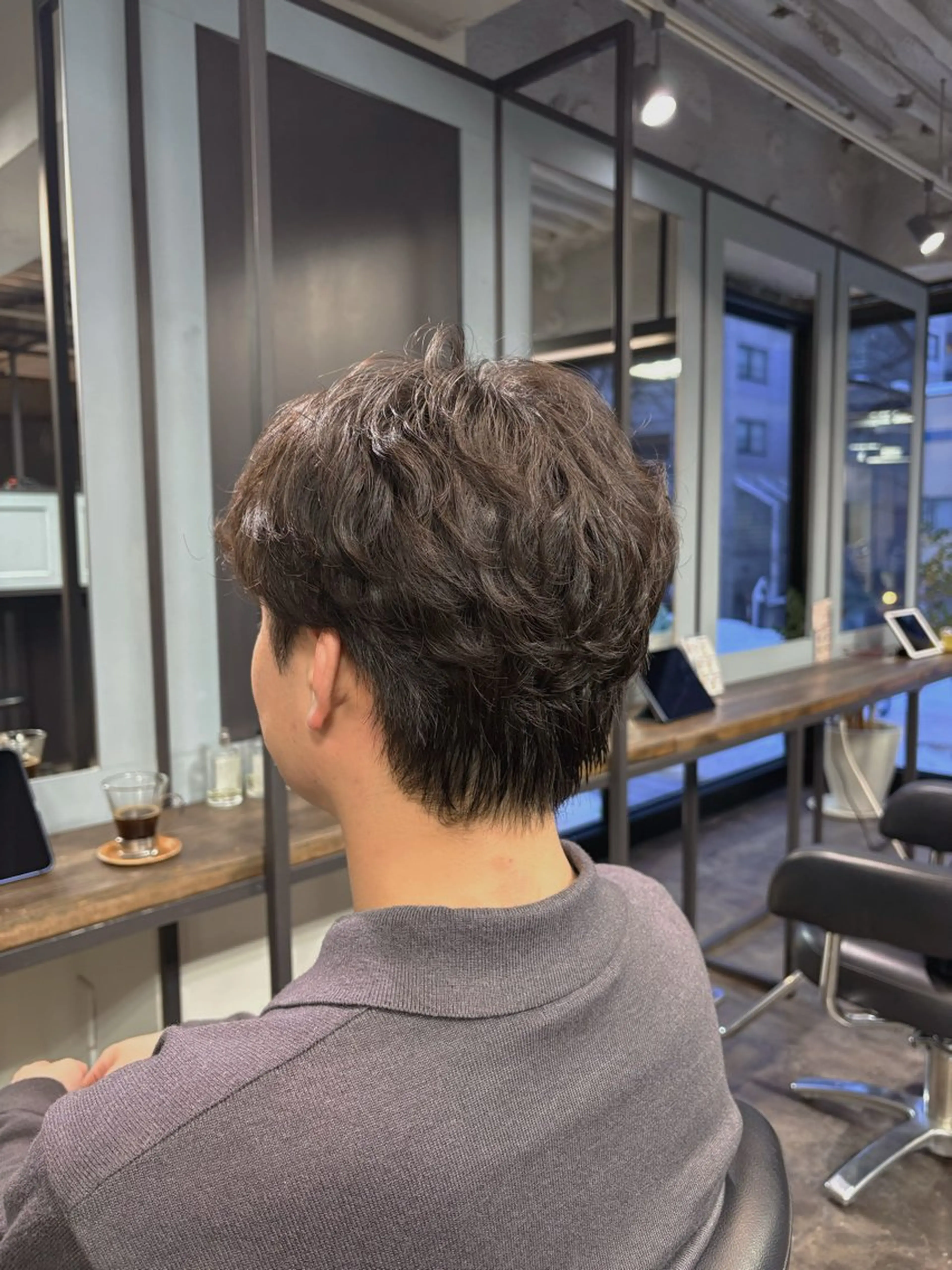 パーマ メンズ 暖色カラー/髪質改善 🐮ユイカのヘアスタイル