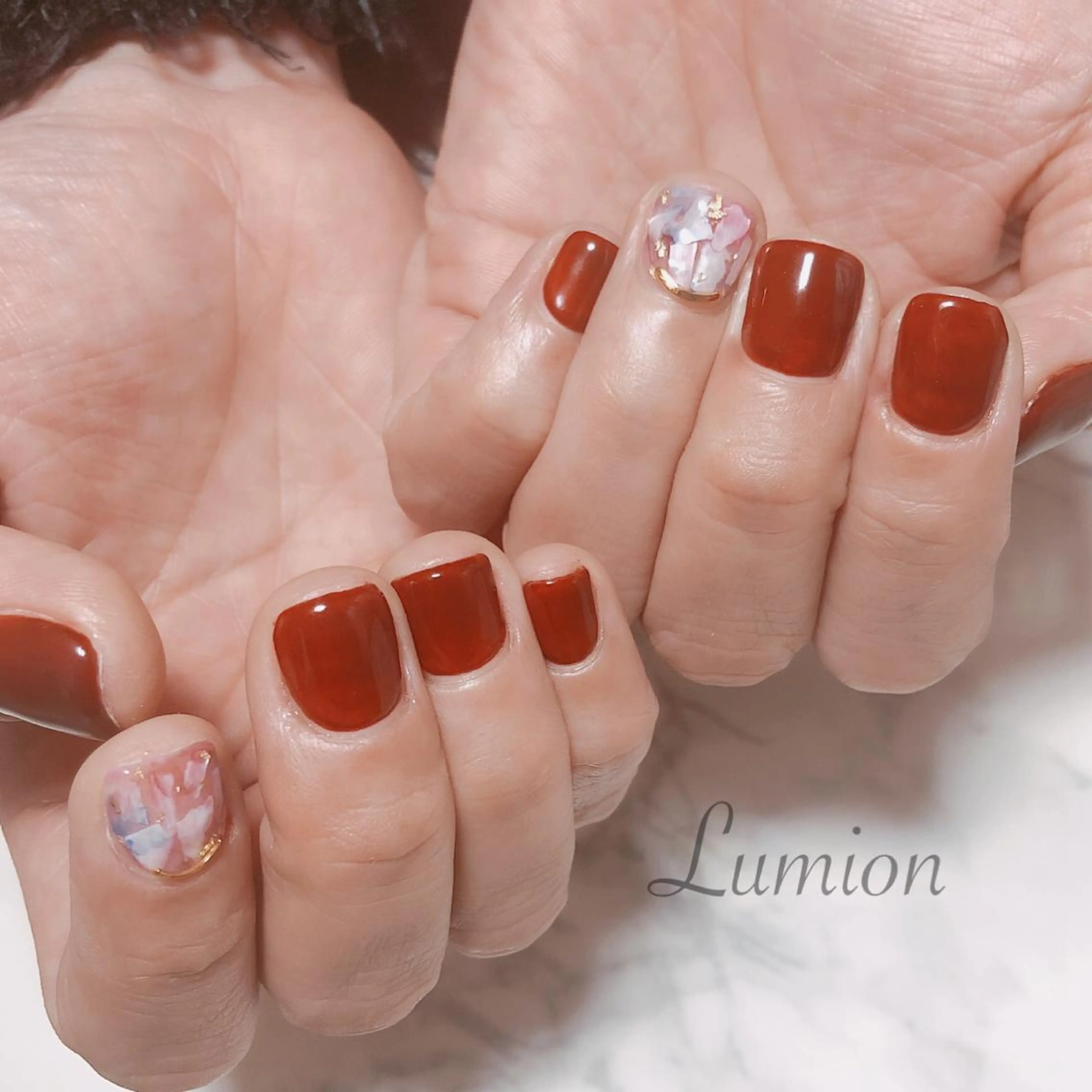 ネイル ニュアンスネイル ハンドネイル nailroom Lumionのネイルデザイン