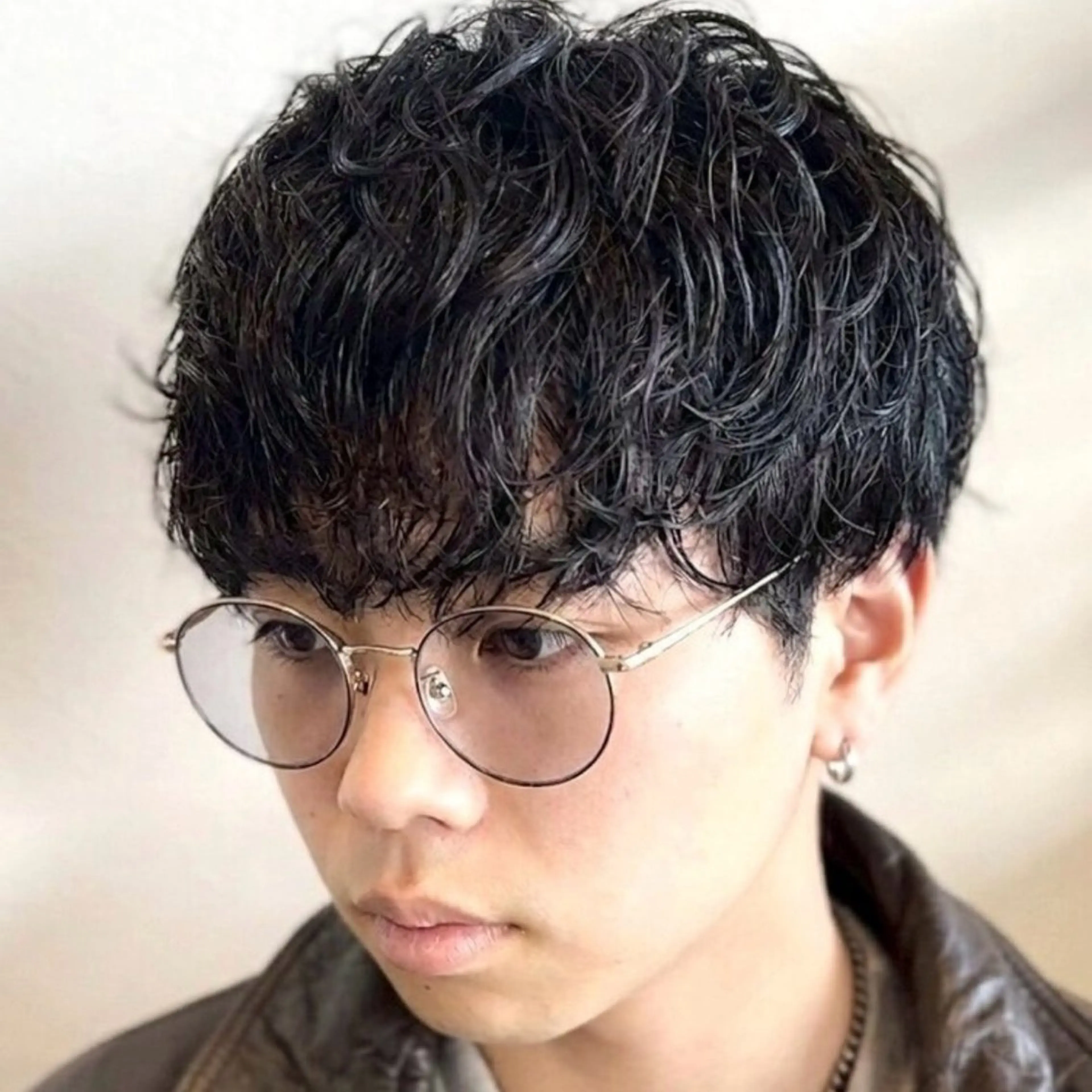 パーマ メンズ メンズパーマ スパイラルパーマ カット パーマ 安部 真弘のヘアスタイル
