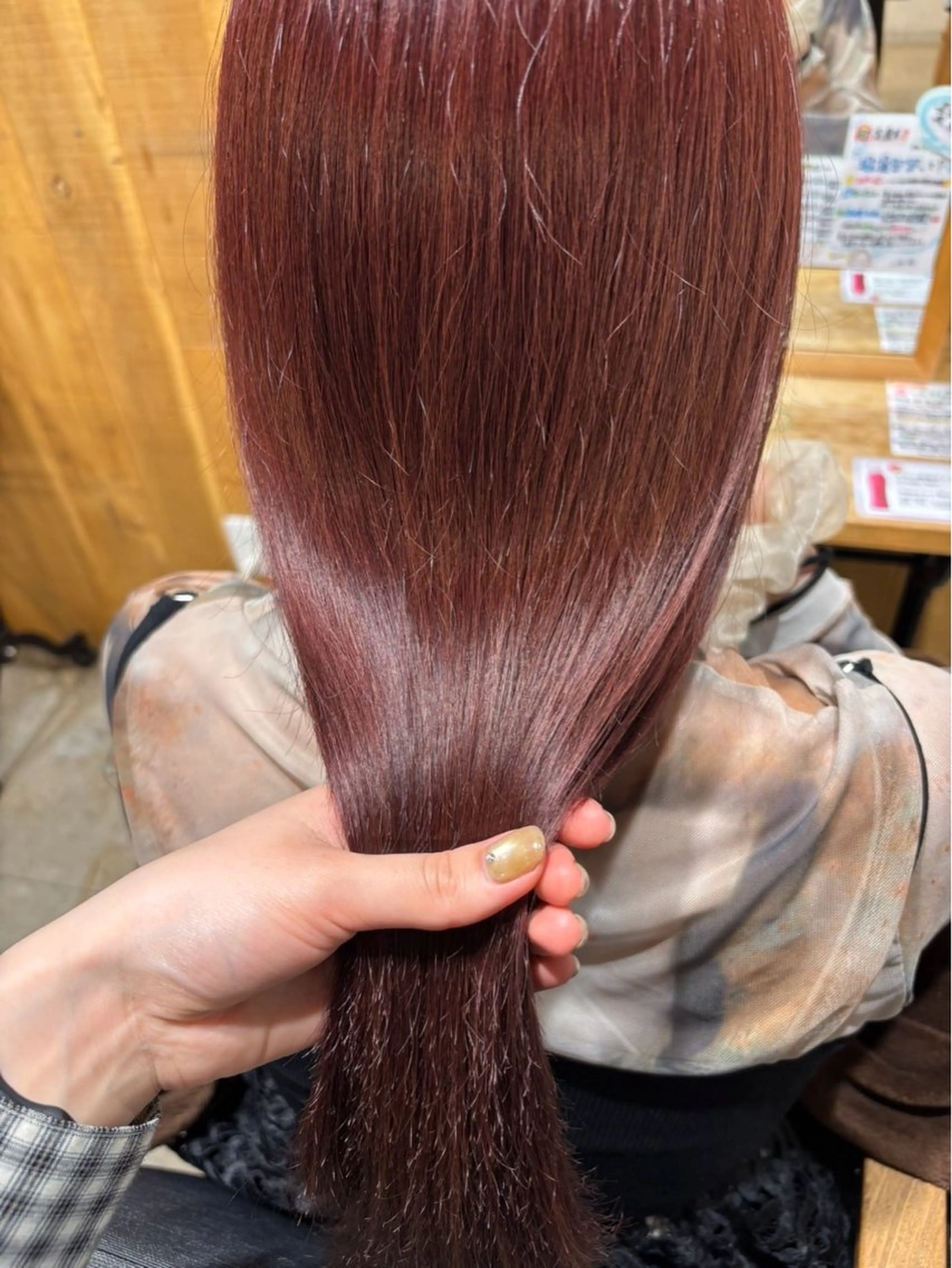 カラー ブラウンカラー レッドカラー ヘアカラー 艶カラー🫧/ 髪質改善💎/フミナのヘアスタイル