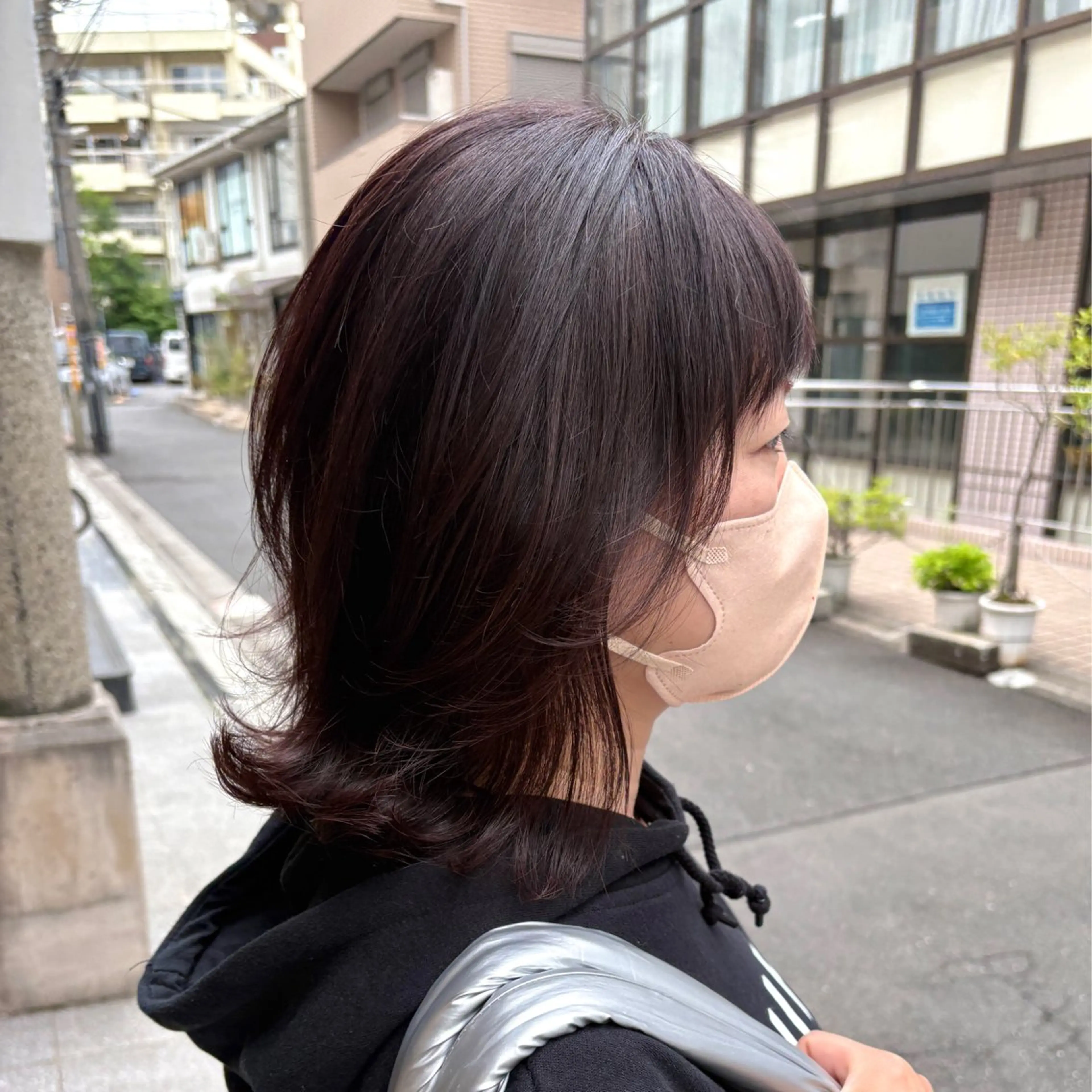 ミディアム カラー ハイライトカラー ハイライト カット ヘアカラー トリートメント ヘッドスパ matka白髪ぼかし 大人ヘア/KEIKOのヘアスタイル