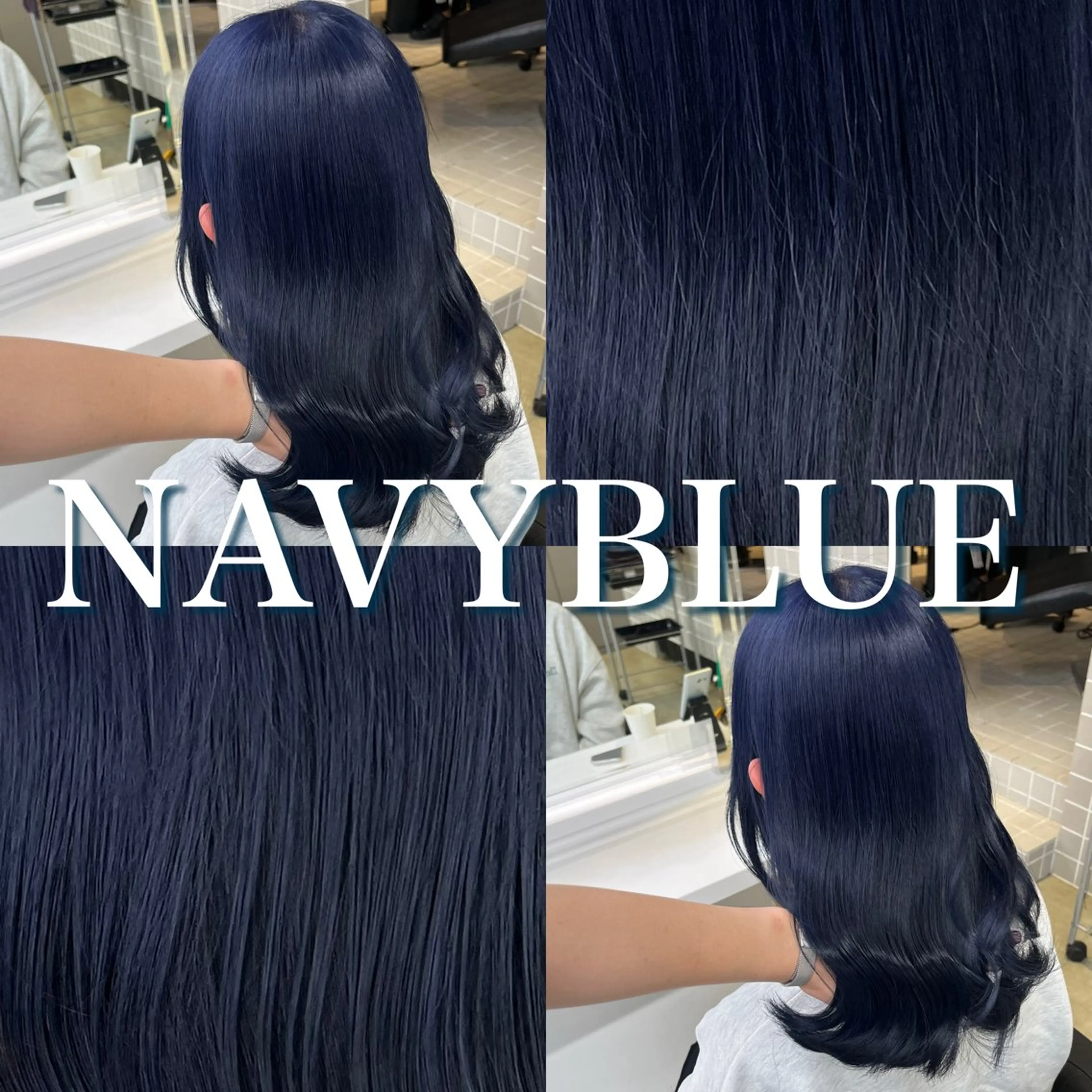 セミロング ヘアカラー トリートメント ヘッドスパ ヘアセット 寒色＆ブリーチ特化 寒色MiOのヘアスタイル