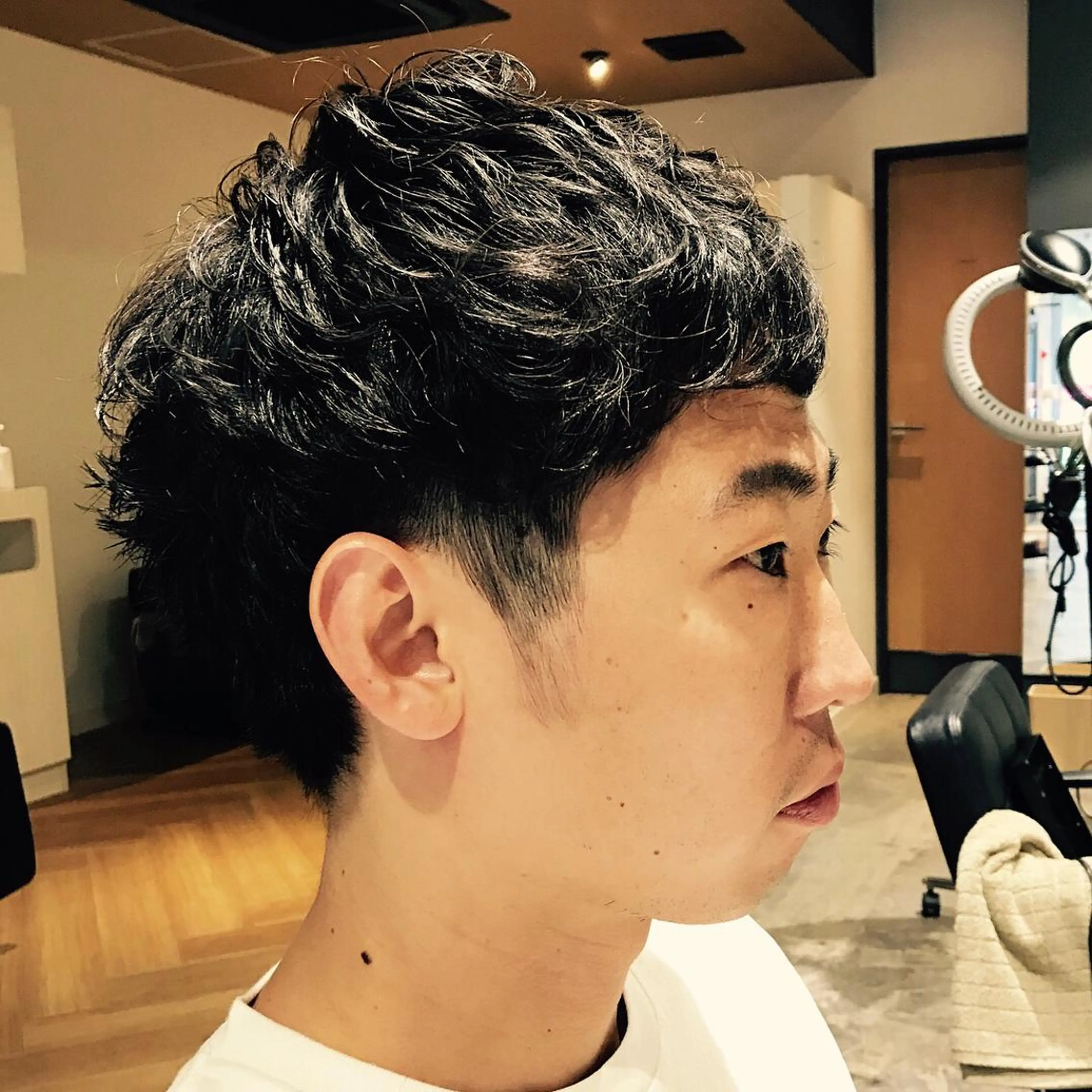 ショート メンズ メンズパーマ カット トリートメント KEN KENのヘアスタイル