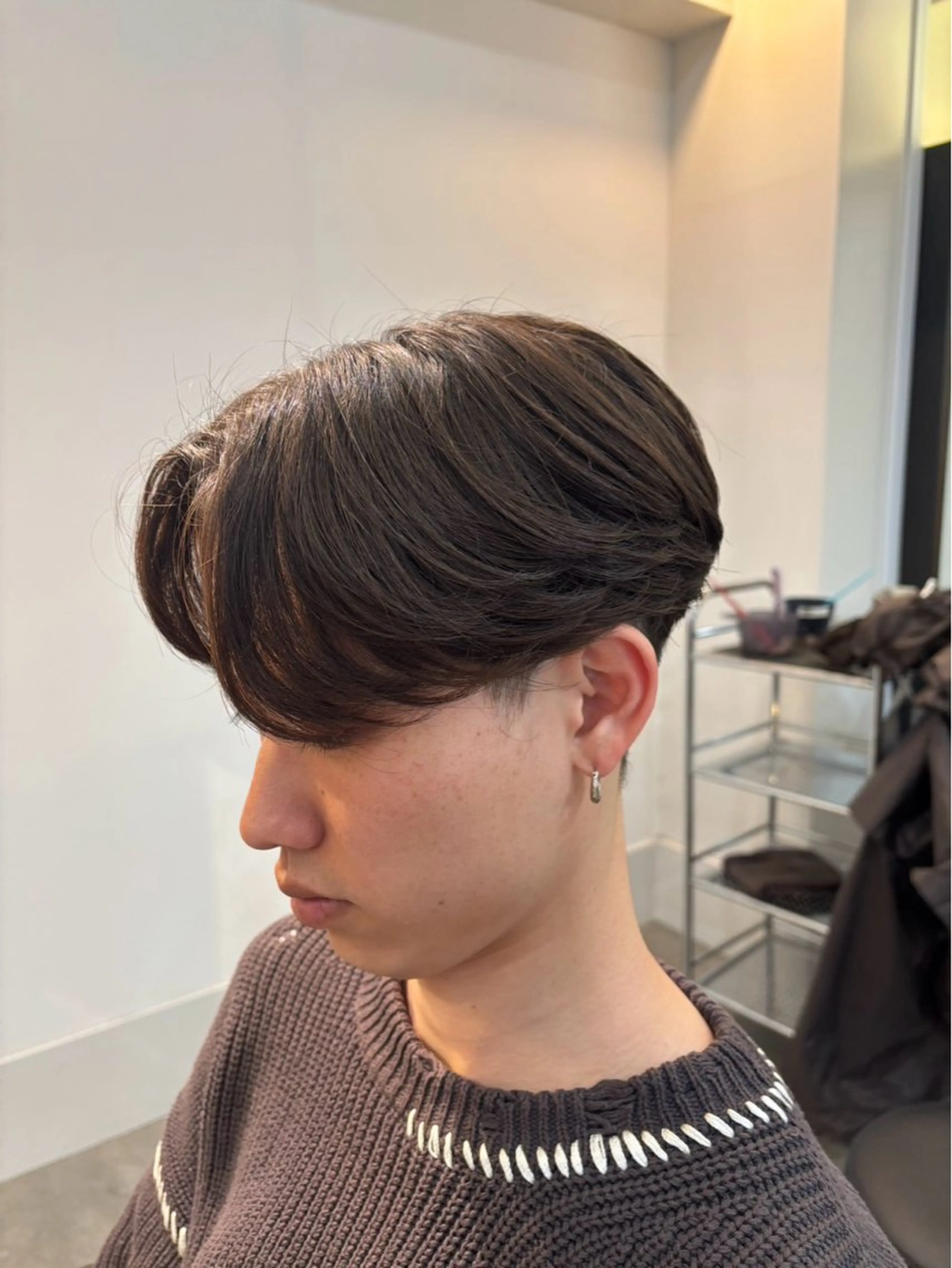 メンズ センターパート SHO  EXCIA 西北メンズサロン✂️のヘアスタイル