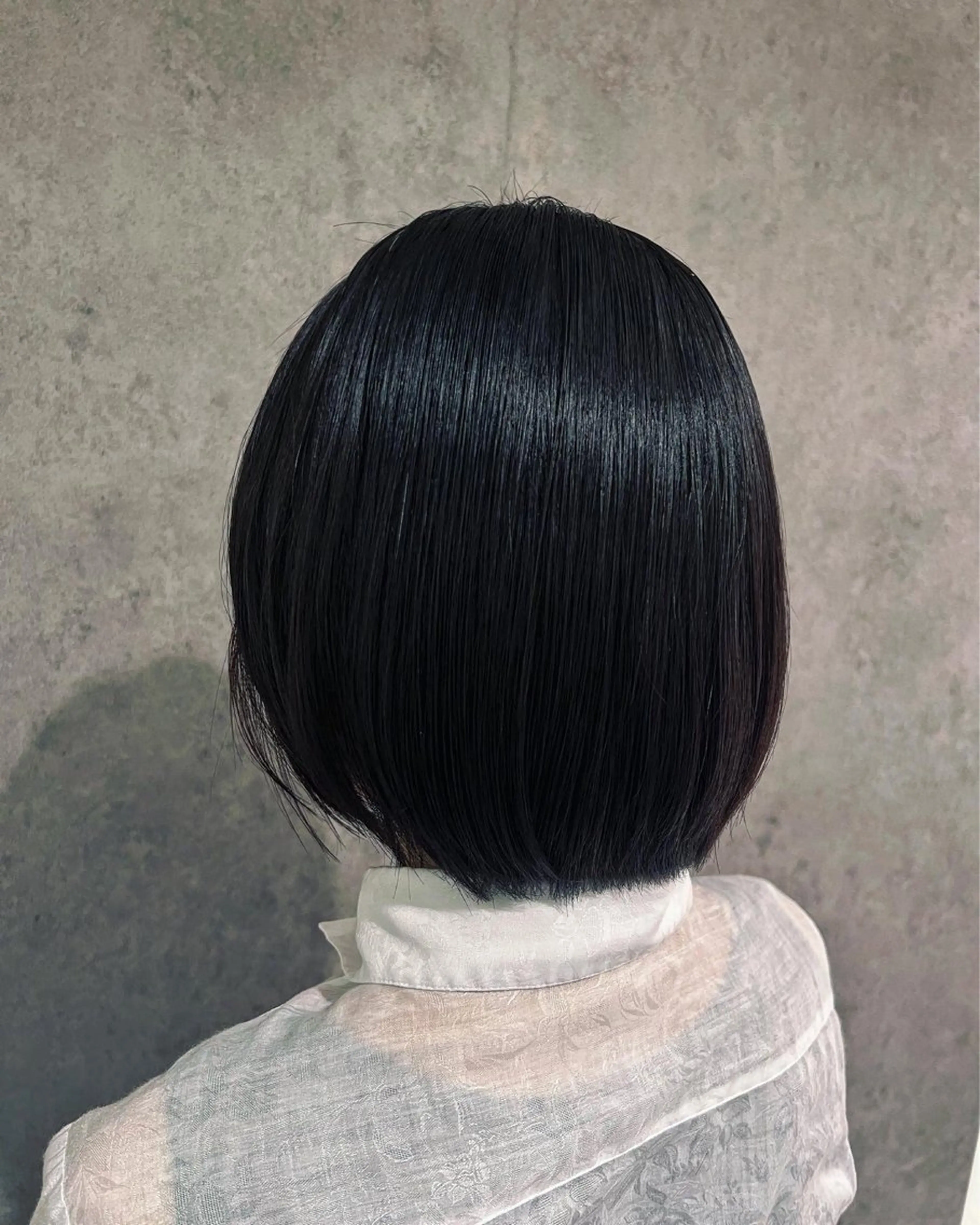 ミディアム ミディアムパーマ ボブ 江村 璃久のヘアスタイル