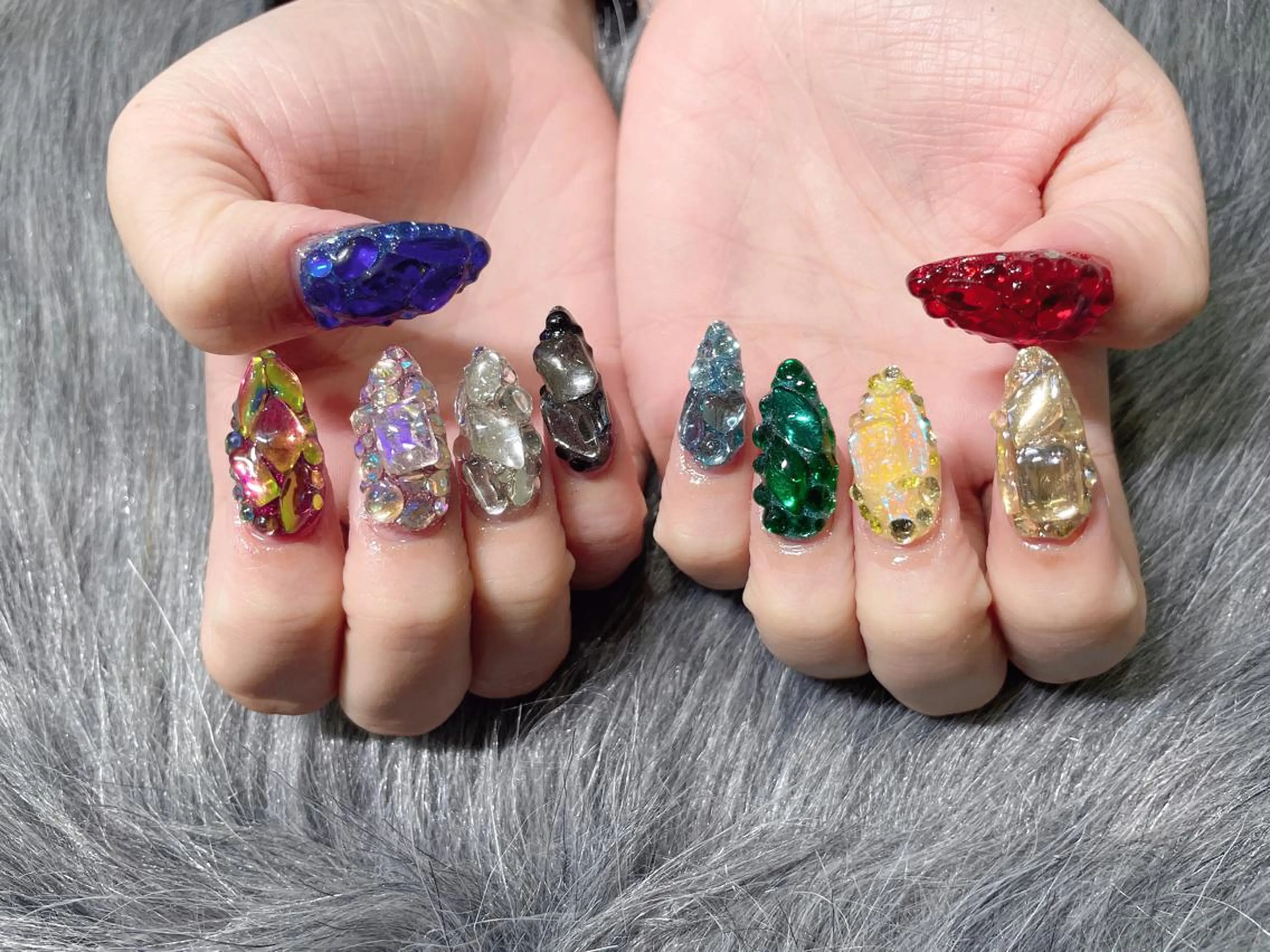 ミディアム ネイル 《LB》ラブリエ Nail&eyeのマツエク・マツパデザイン