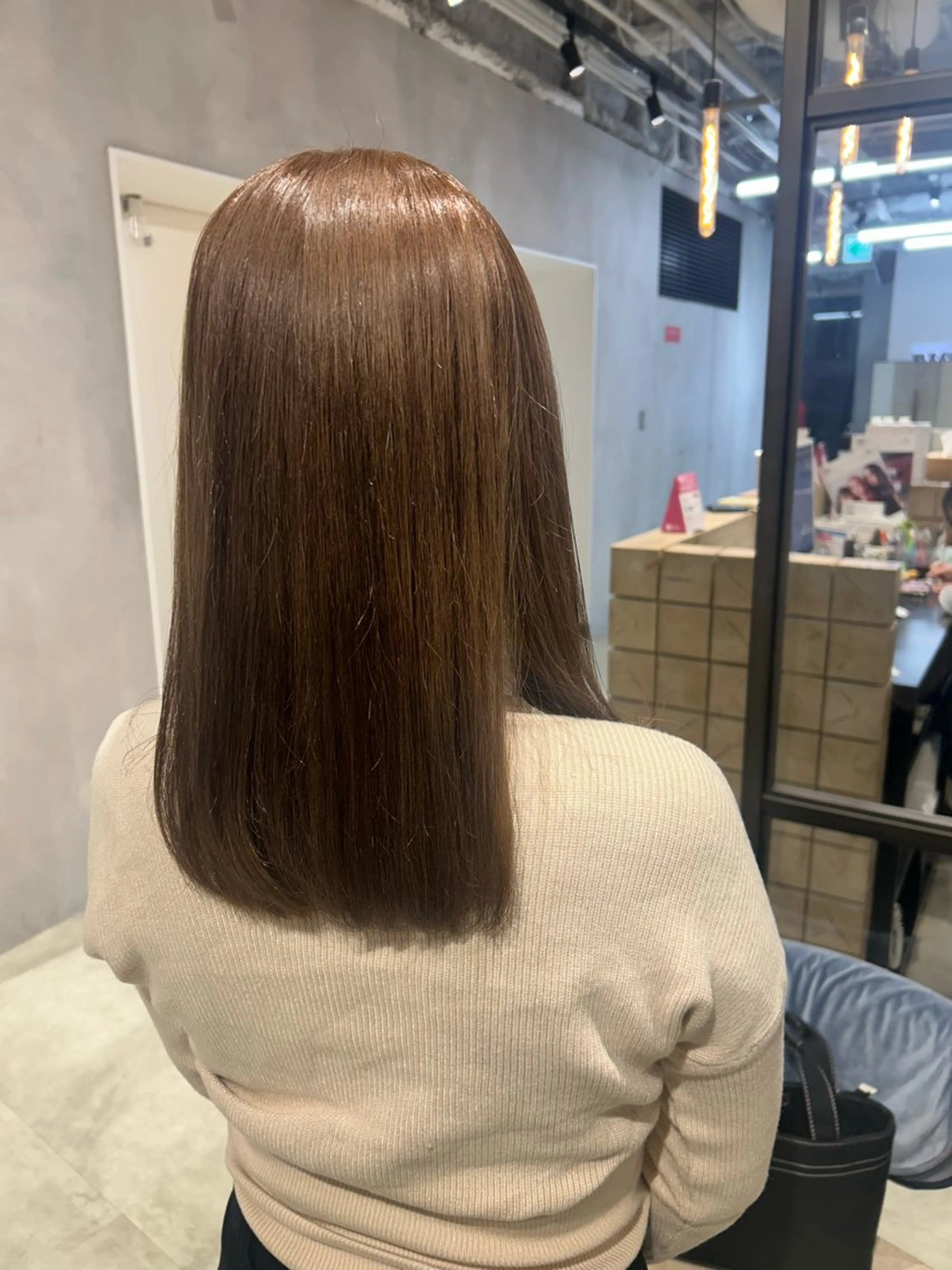 🧚♀️髪質改善🧚♀️酸熱トリートメント+前髪カットの写真