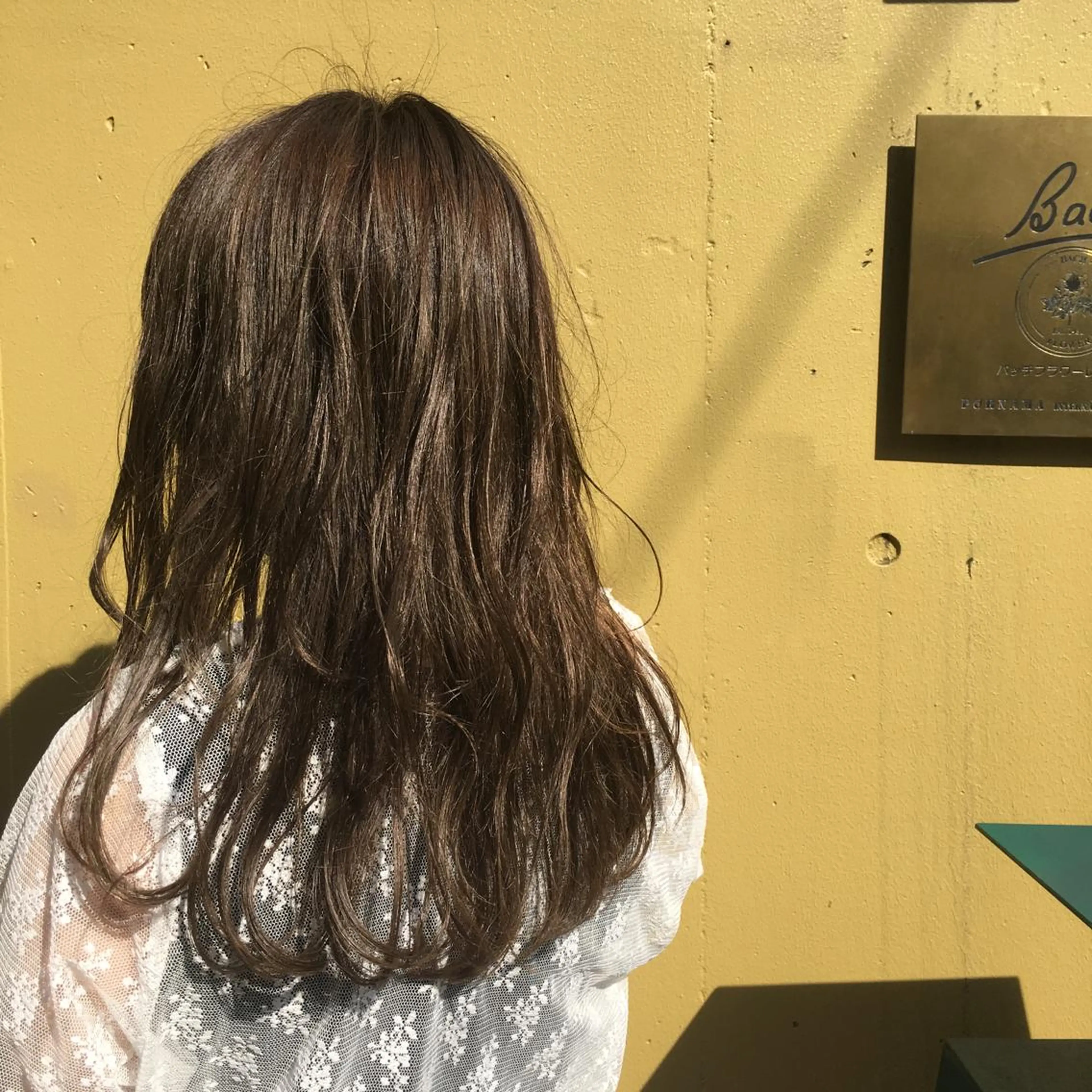 ロング カラー 顔周りの垢抜けヘア 立山あいりのヘアスタイル