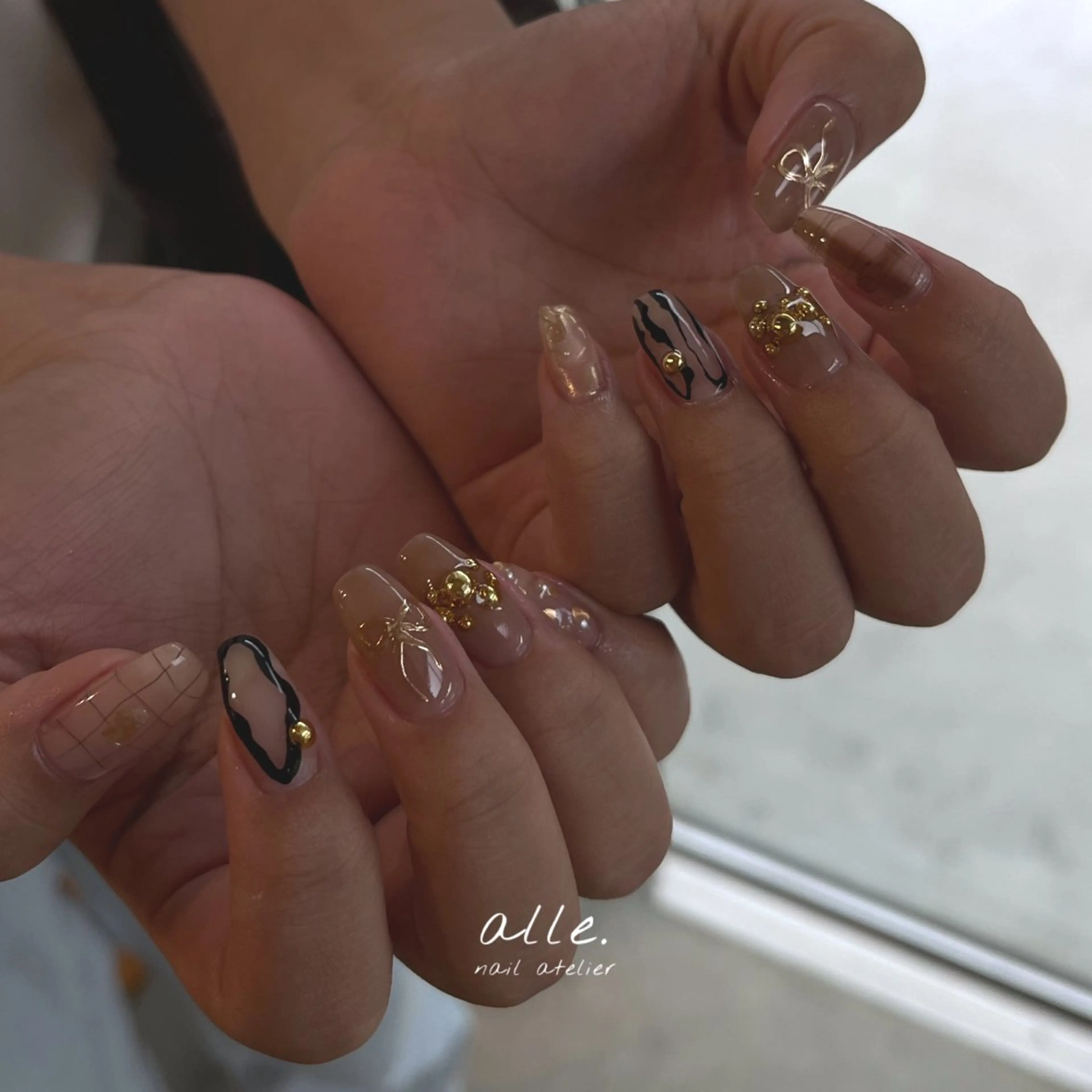 ネイル ハンドネイル atelier alle.のネイルデザイン