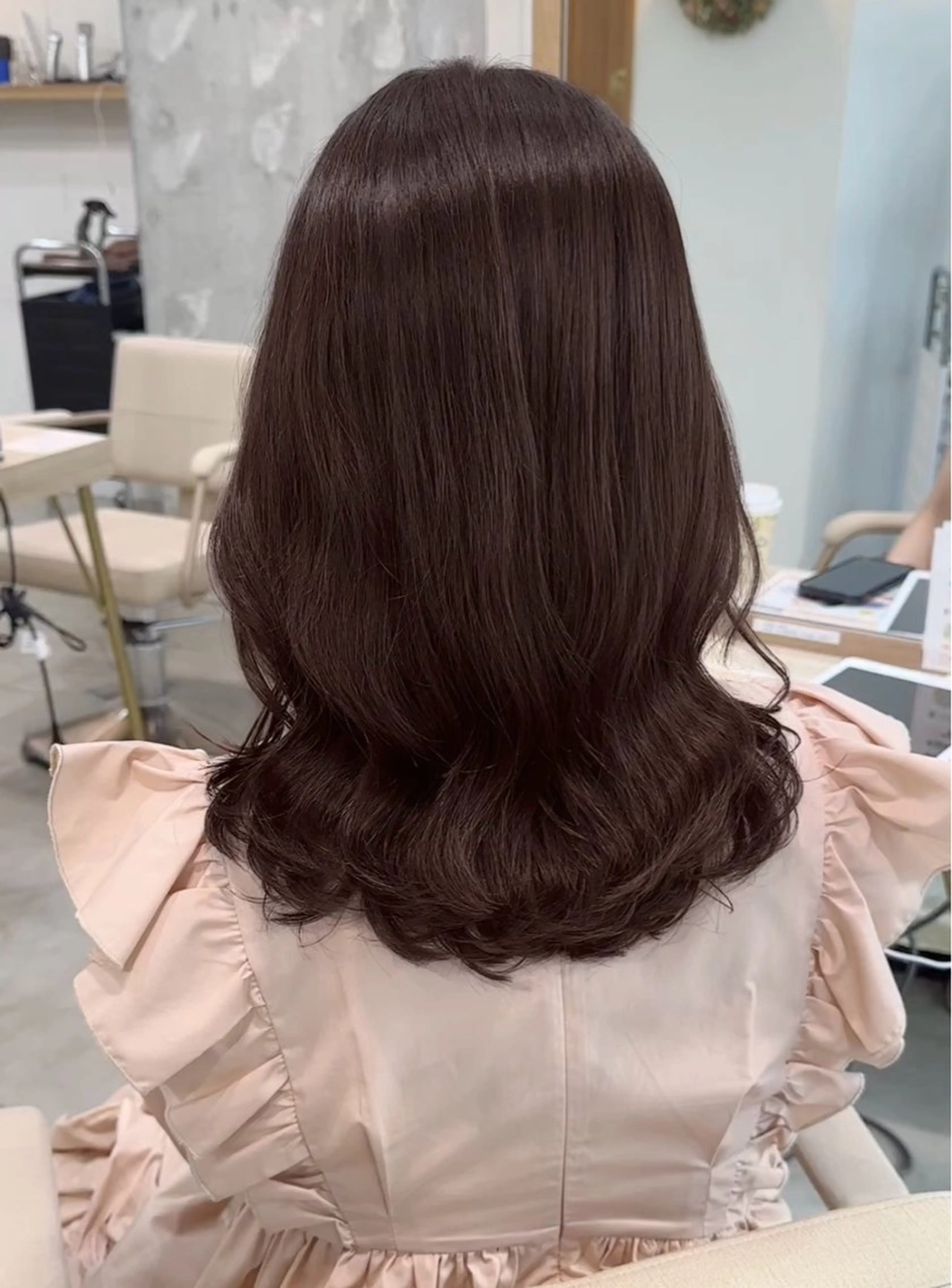 ミディアム パーマ カット パーマ トリートメント 髪質改善/縮毛矯正 /恵比寿/横山将大のヘアスタイル