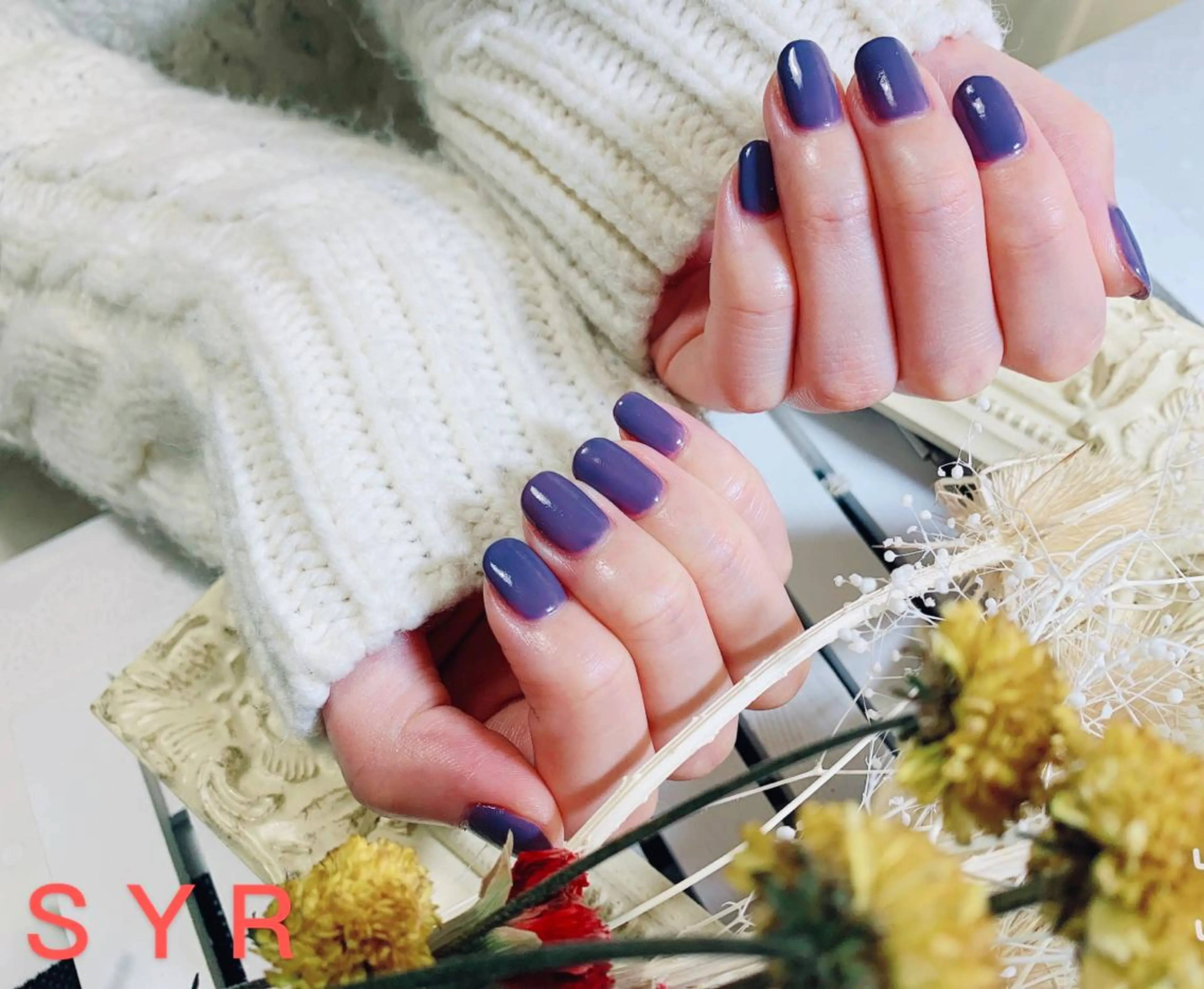 ネイル シンプルネイル SYR nail salonのネイルデザイン