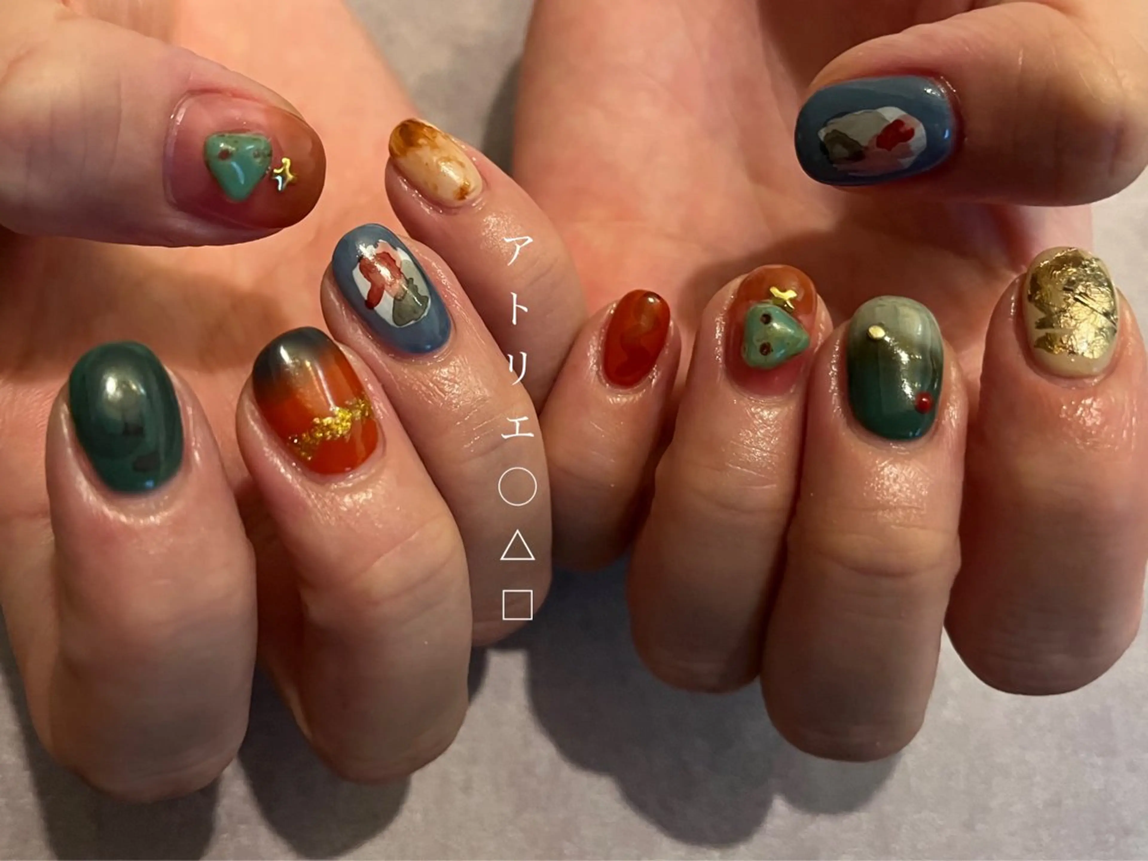 ネイル ハンドネイル アトリエ ○△□のネイルデザイン