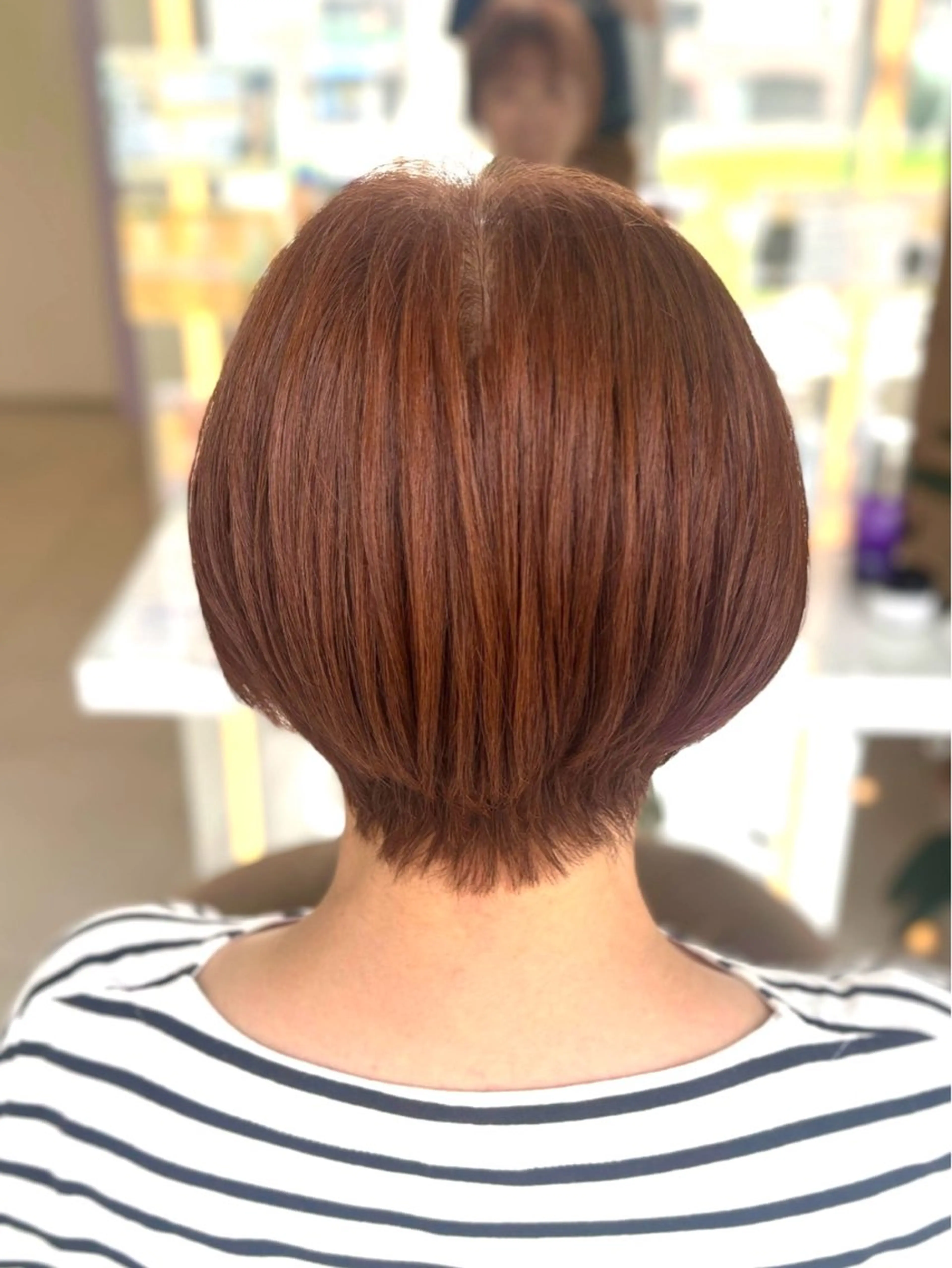 ショート くびれヘア ショートヘア カット/暖色カラー/ rikako🌻のヘアスタイル