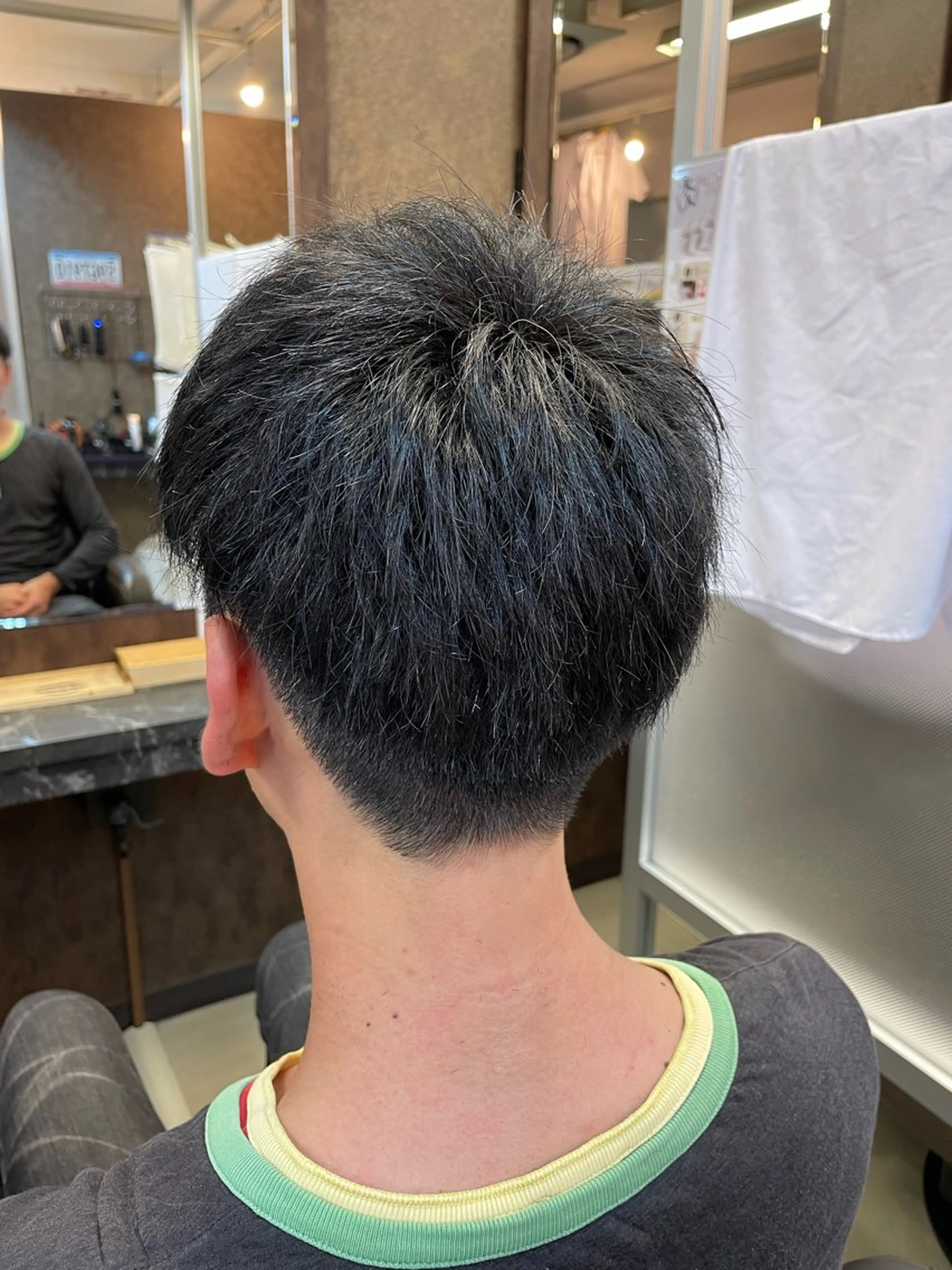 ショート メンズ メンズパーマ特化 カバヤマ　リョウのヘアスタイル