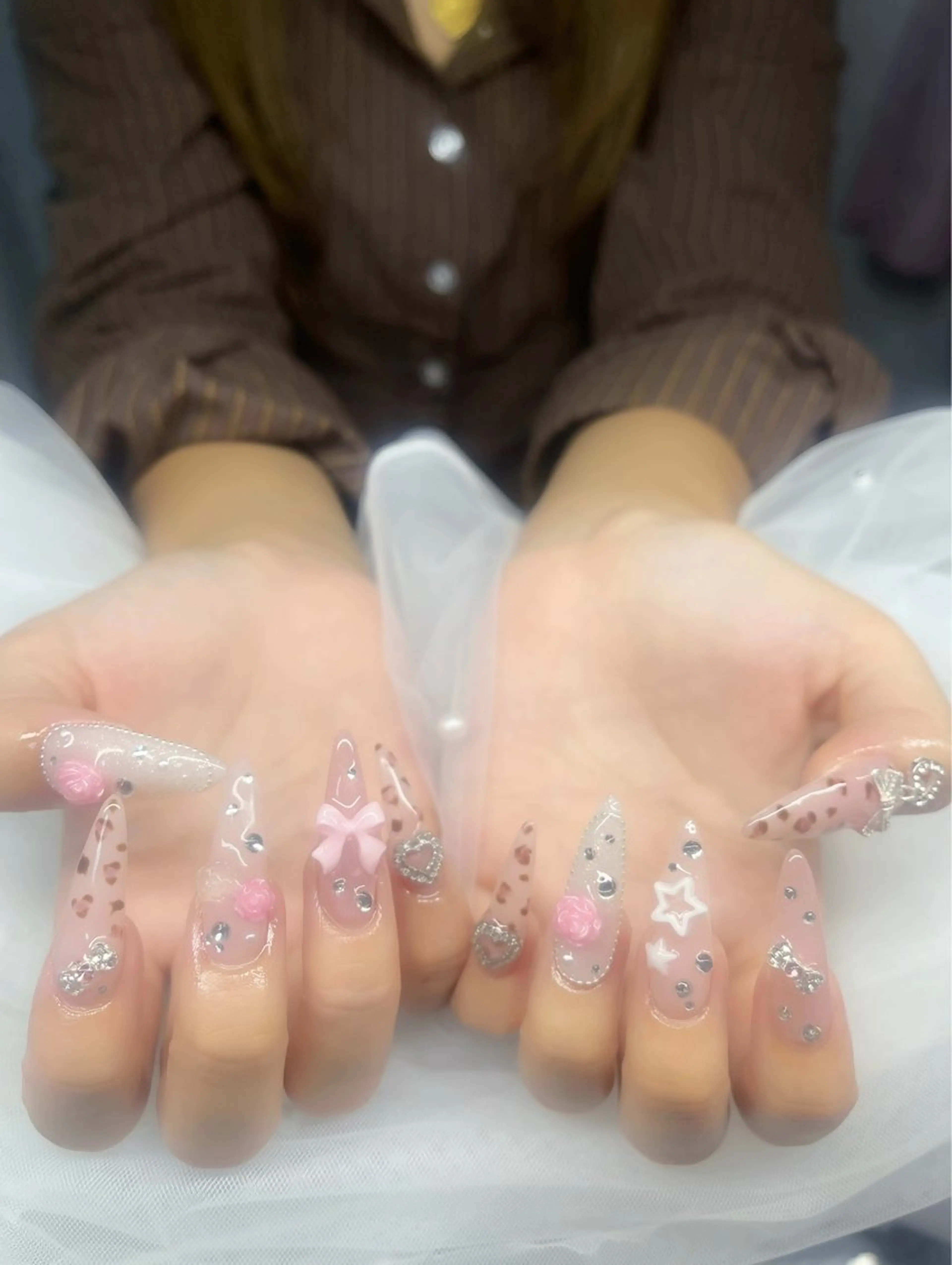 ネイル ハイネイル 自宅サロンのネイルデザイン