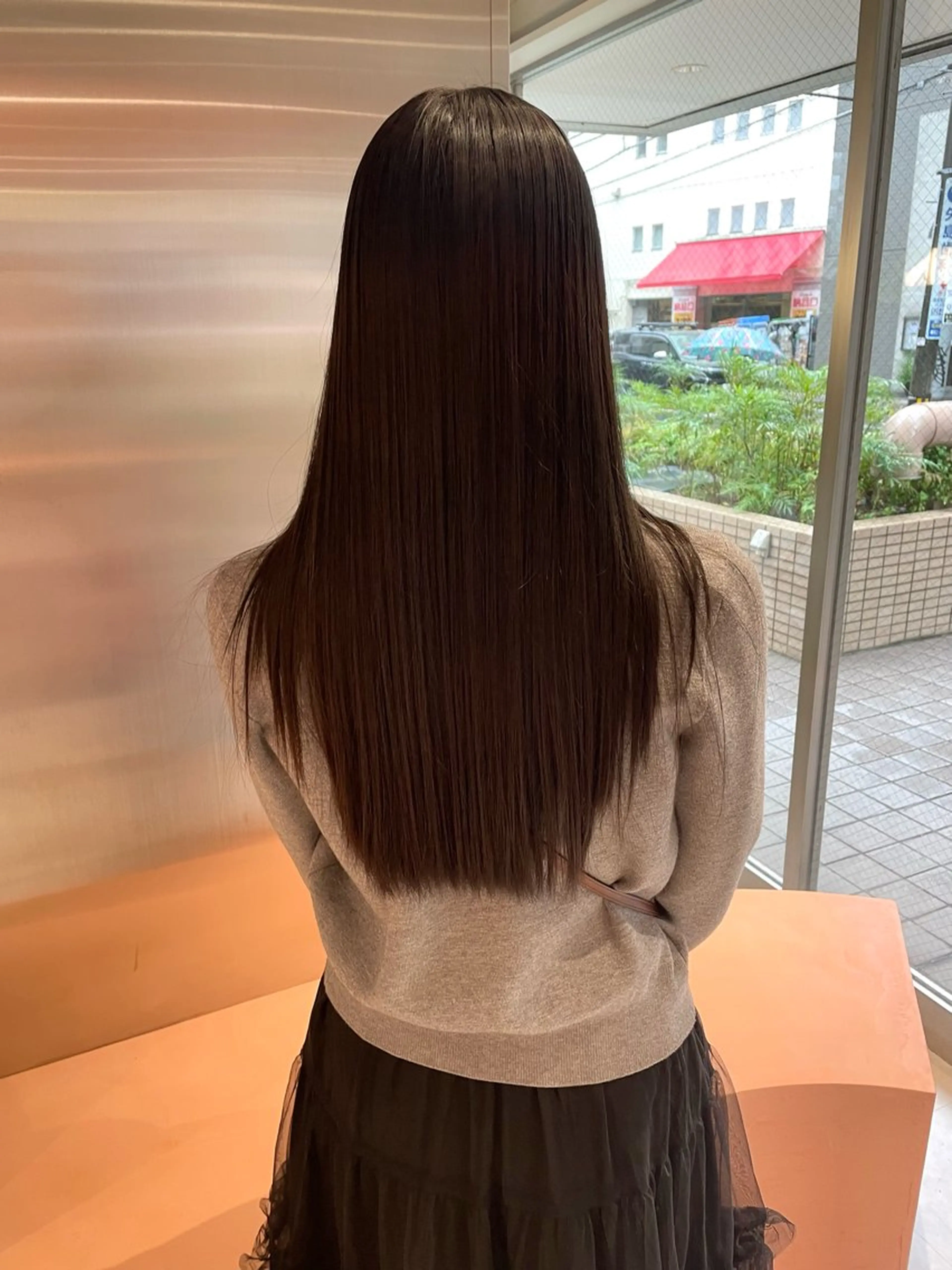 ナチュラルストレートの写真