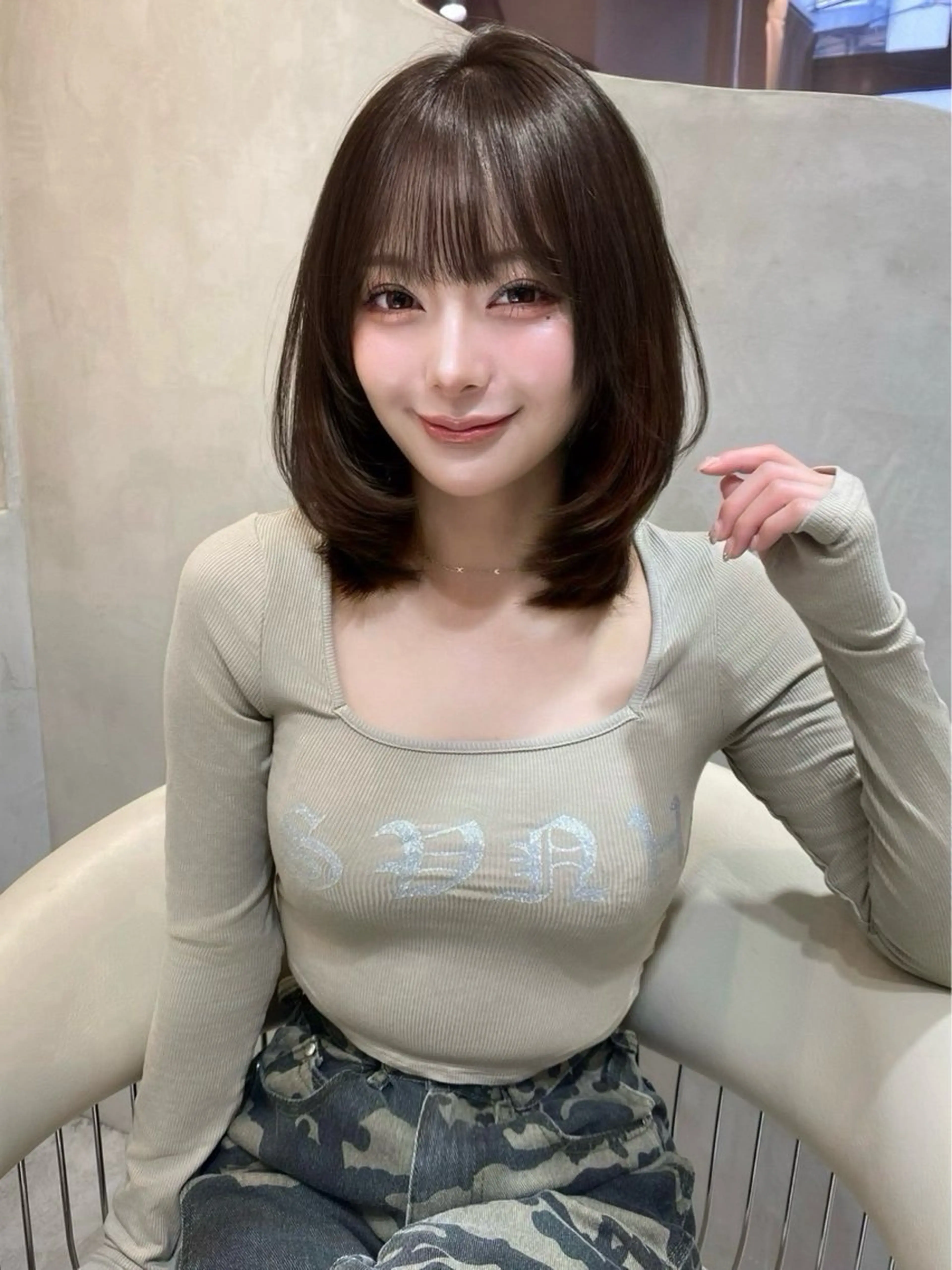 「オーダー人気No.1」カット+フルカラー+1stepミストトリートメント⭐️の写真