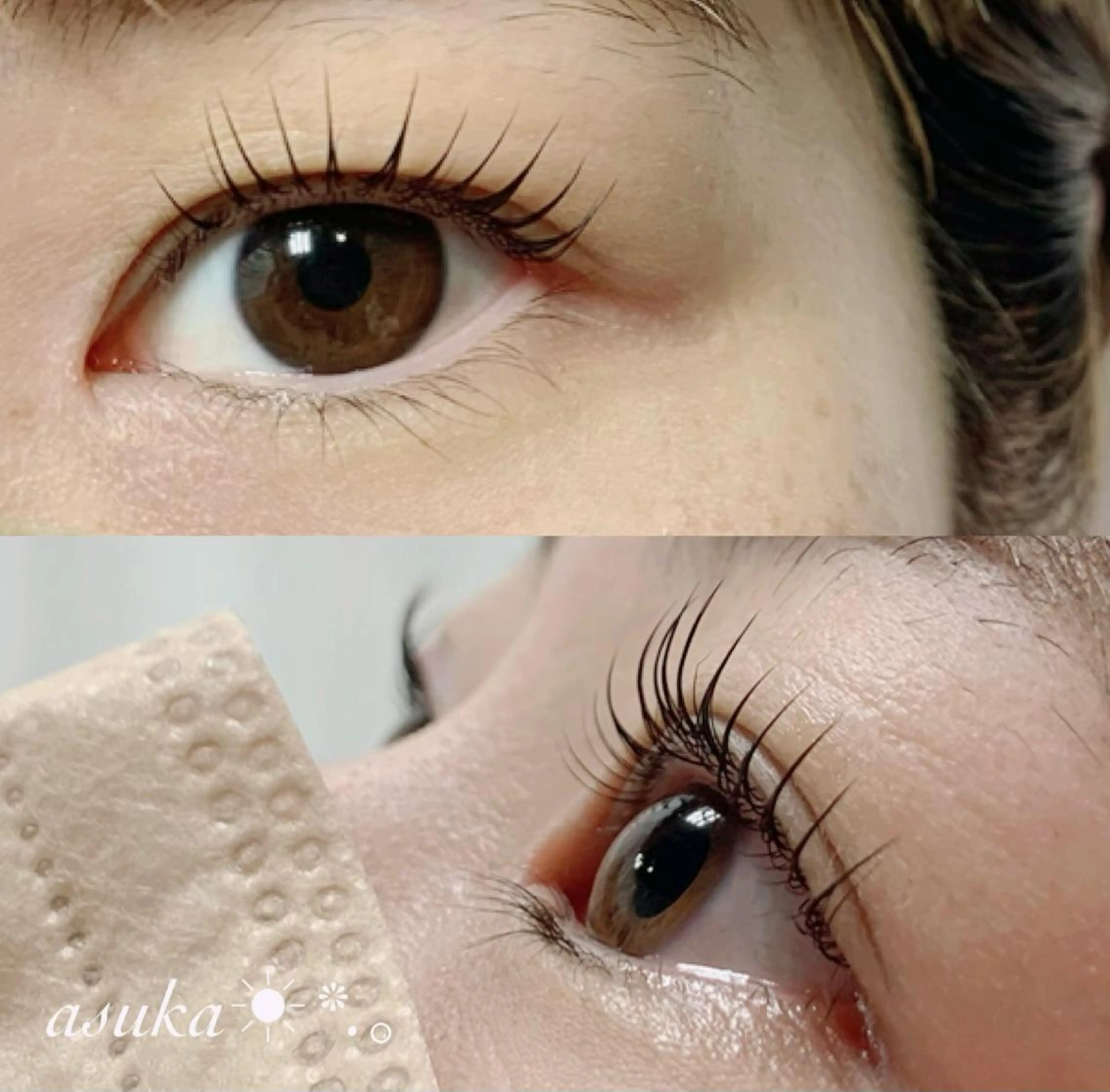 マツエク・マツパ パリジェンヌラッシュリフト brow&lash WAVEのマツエク・マツパデザイン