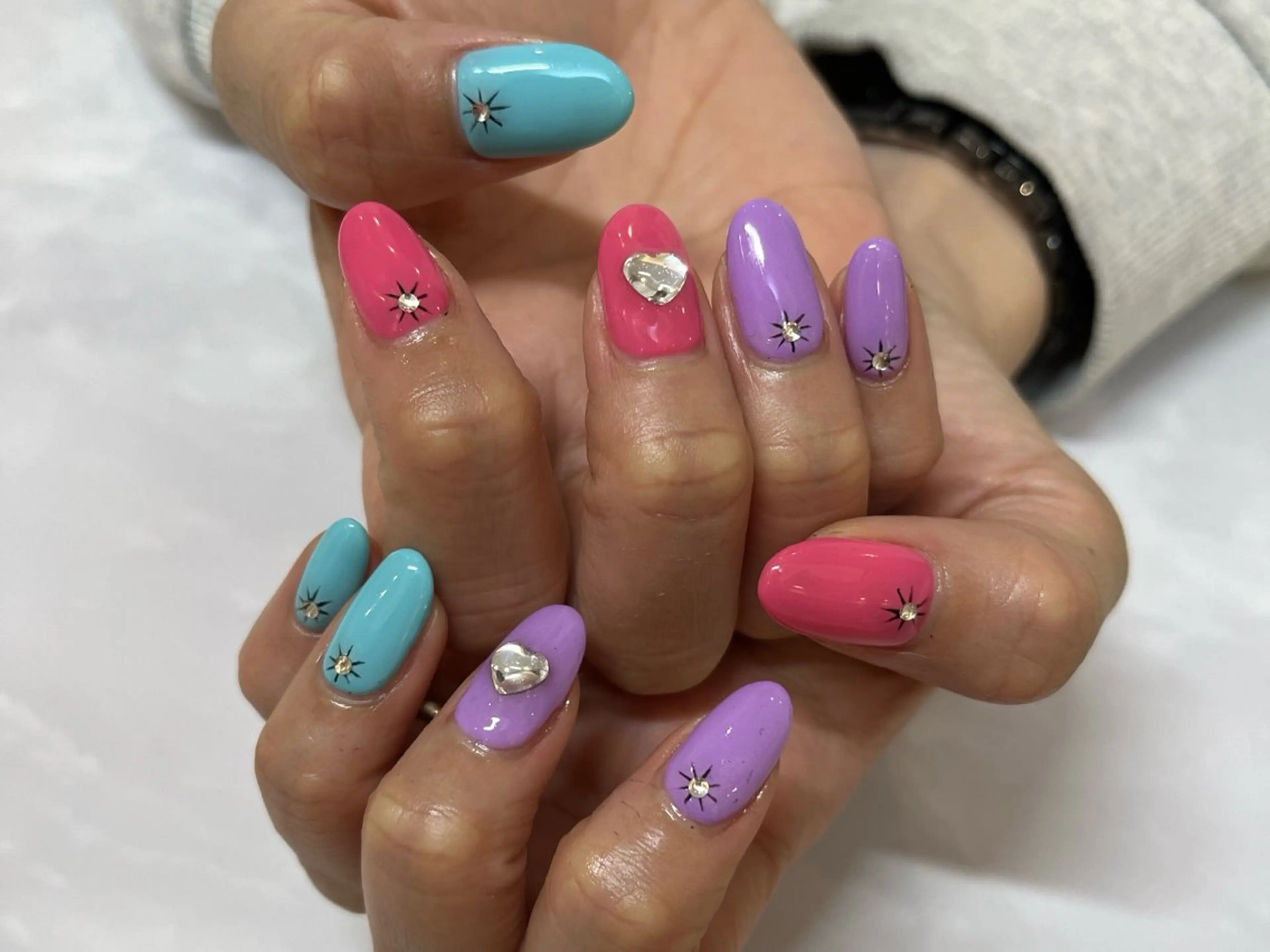 ネイル 持ち込み RAY NAIL 今池店 赤松のネイルデザイン