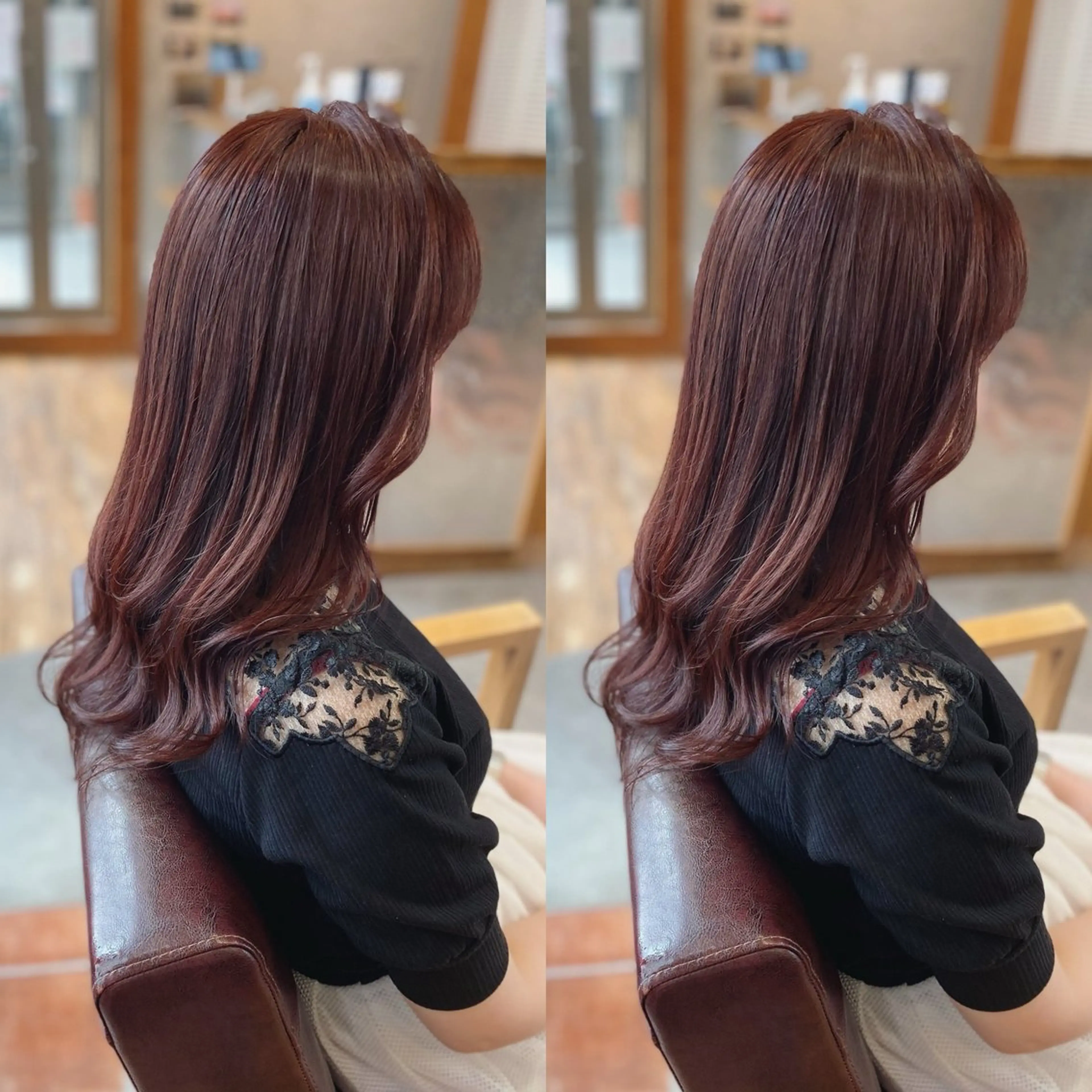 カット＋プレミアムフルカラー(N.カラー、アディクシーカラー、スローカラー、ボンドカラー使用、高発色の写真