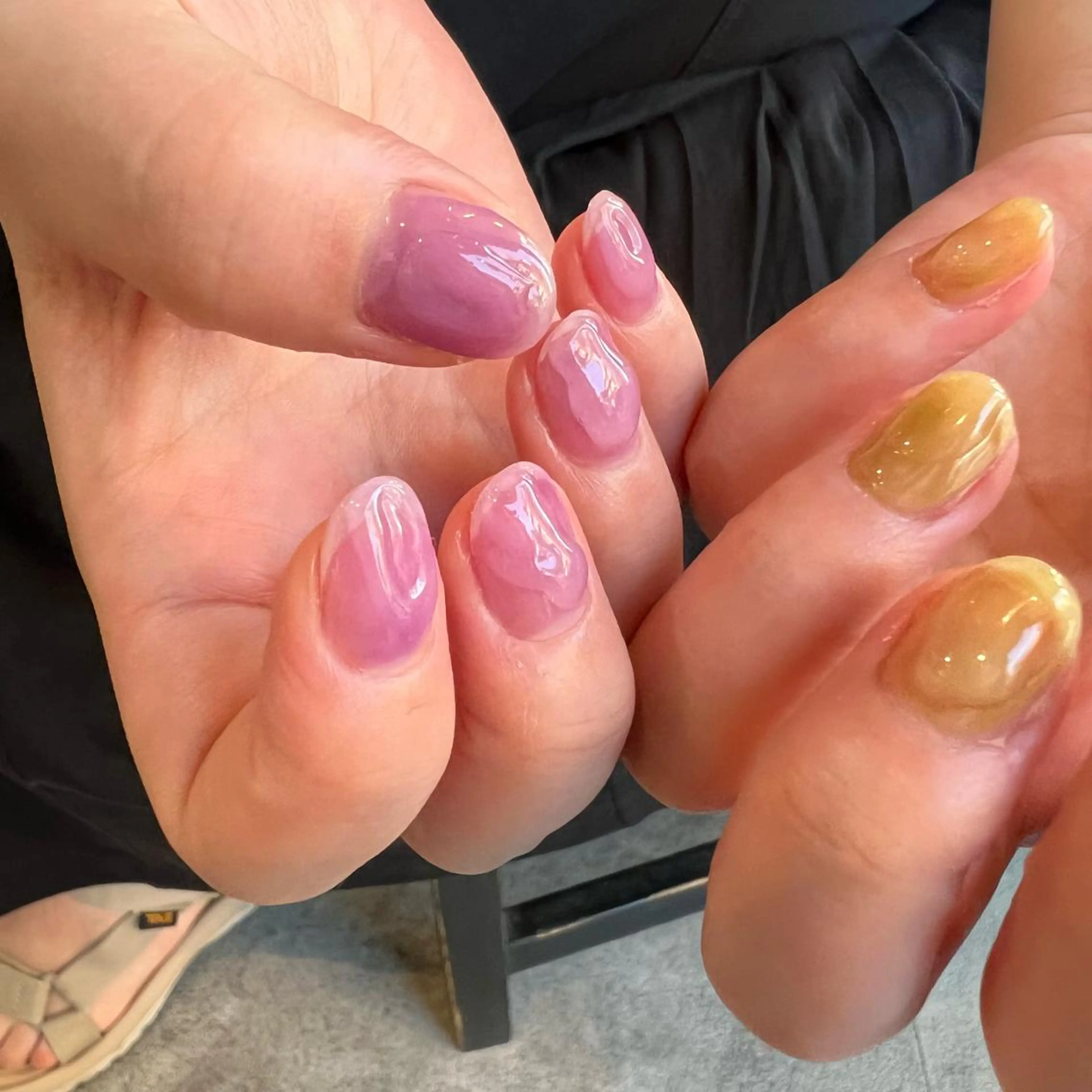 ネイル ぷっくりネイル sode shioriのネイルデザイン