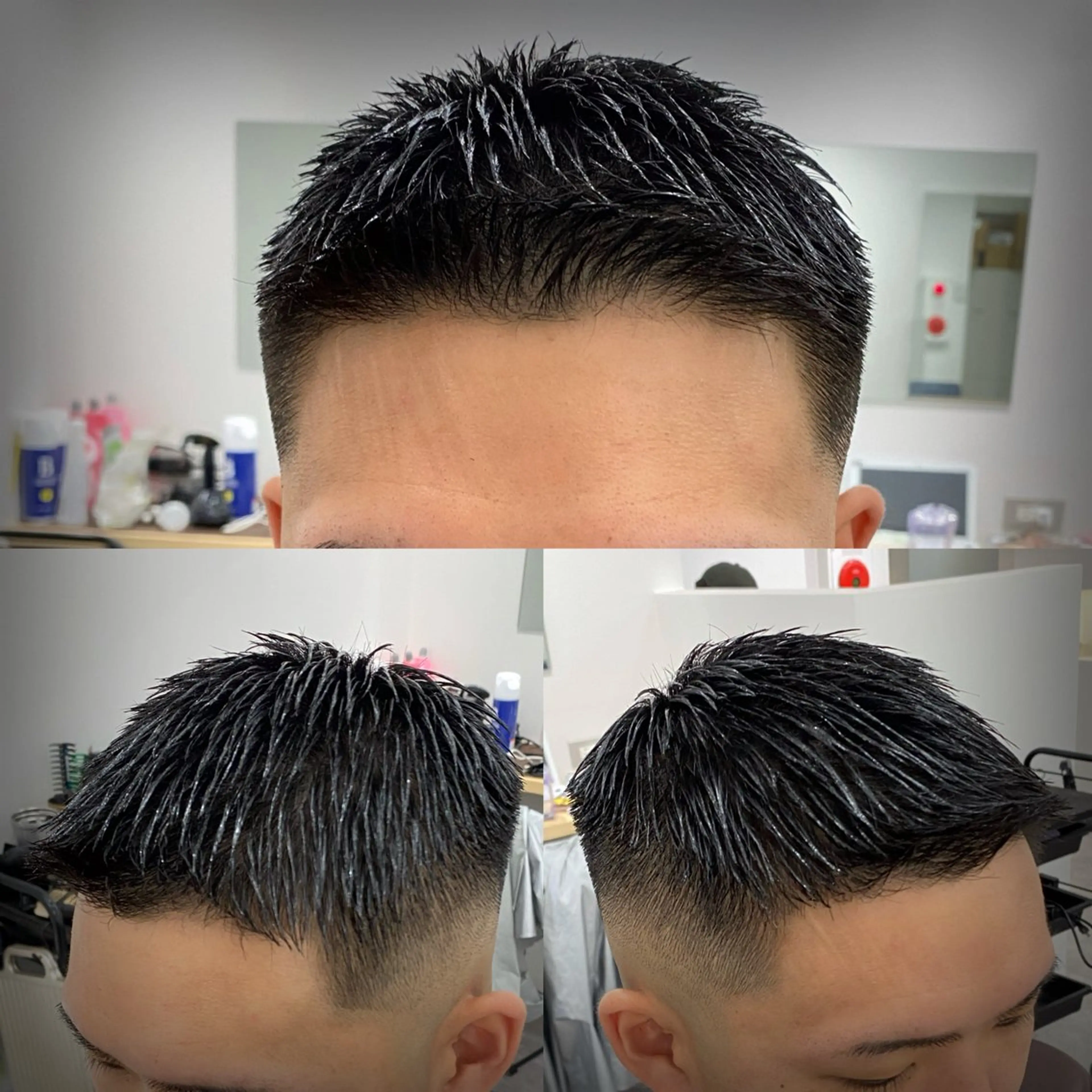 カット、フェード、スキンフェード、短髪のみの写真