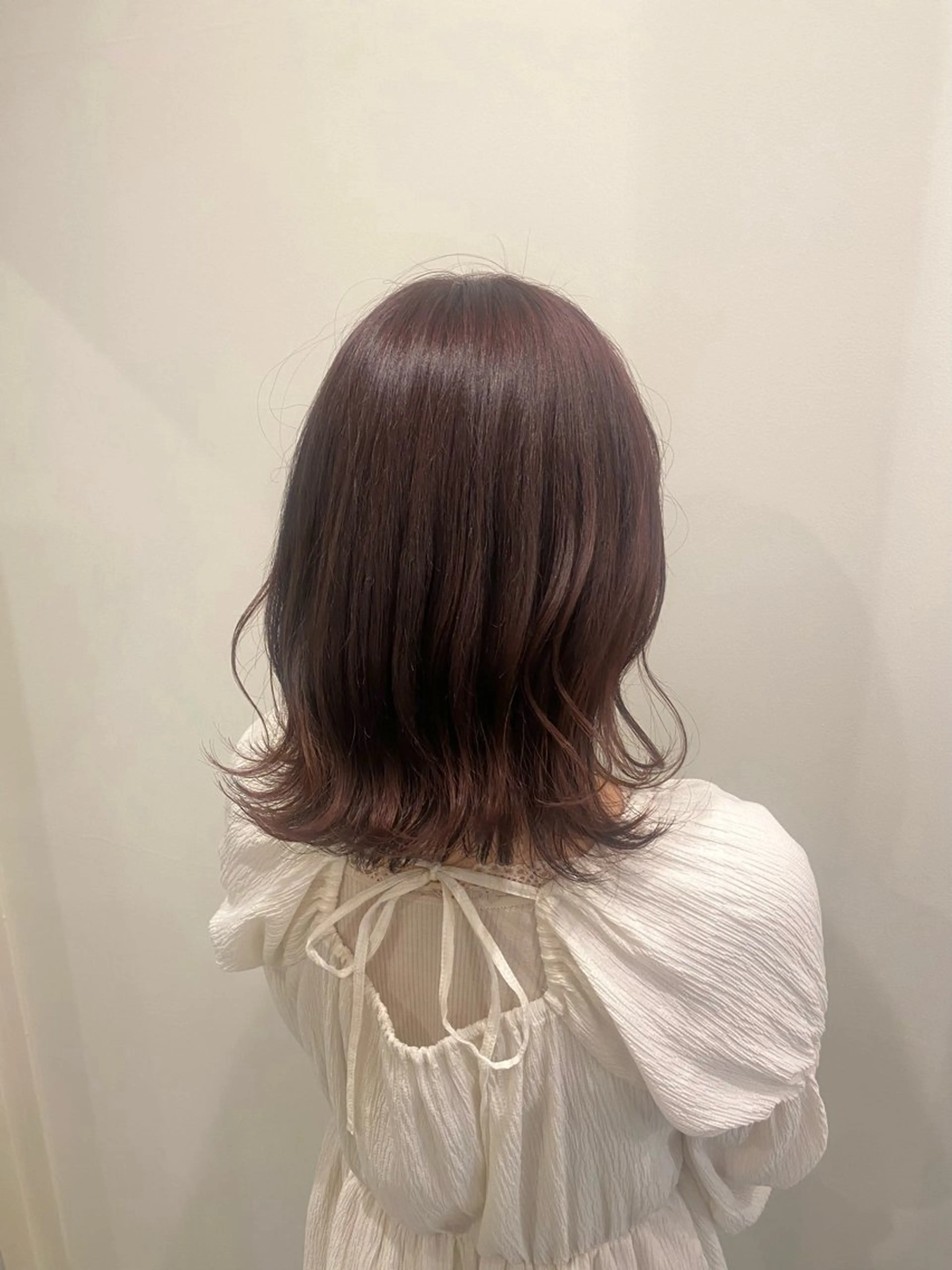 ミディアム カラー カット ヘアカラー トリートメント 🍑 モモカ🍑のヘアスタイル