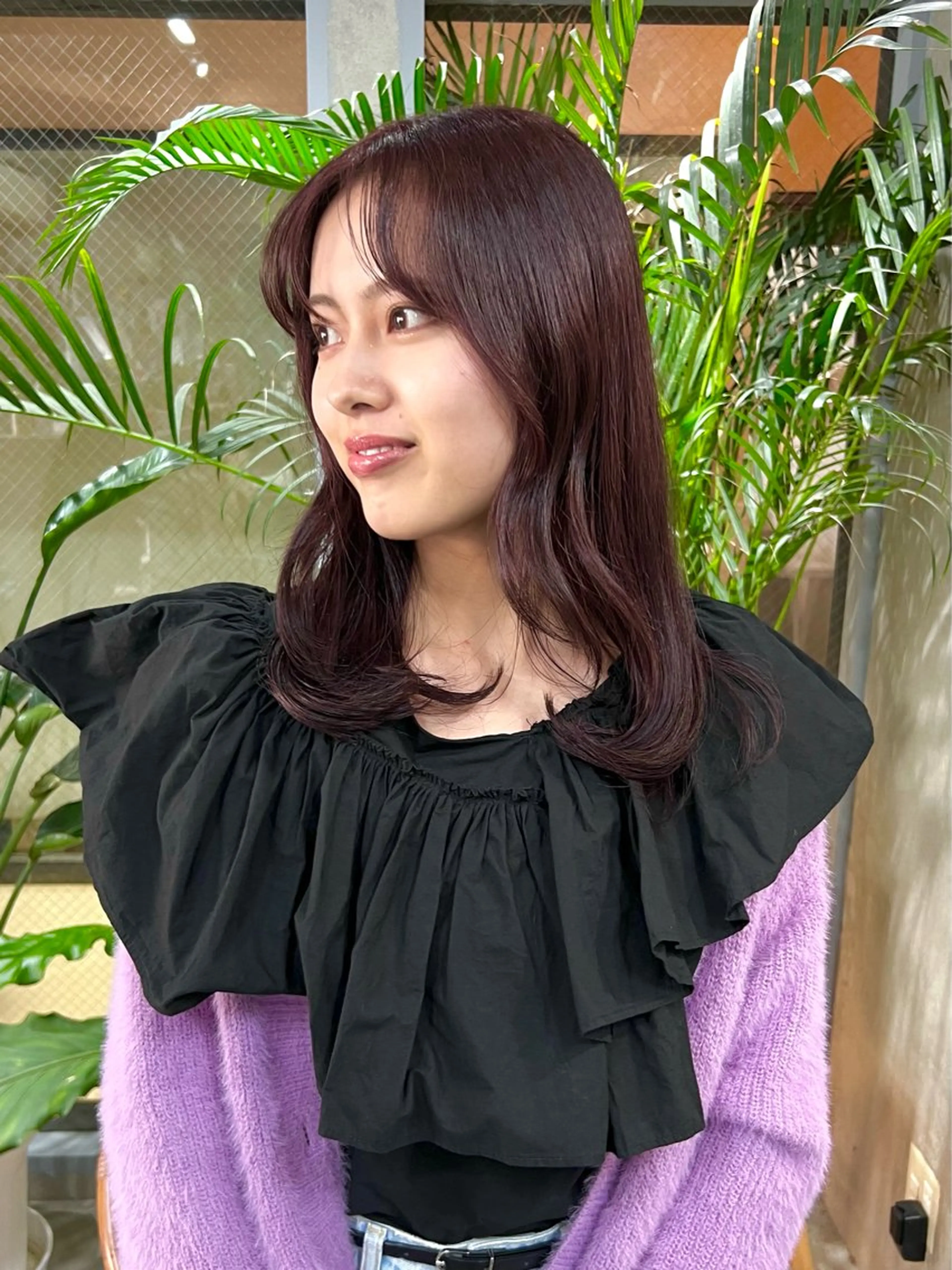 ミディアム カラー U-fuショート 伊藤拓海のヘアスタイル