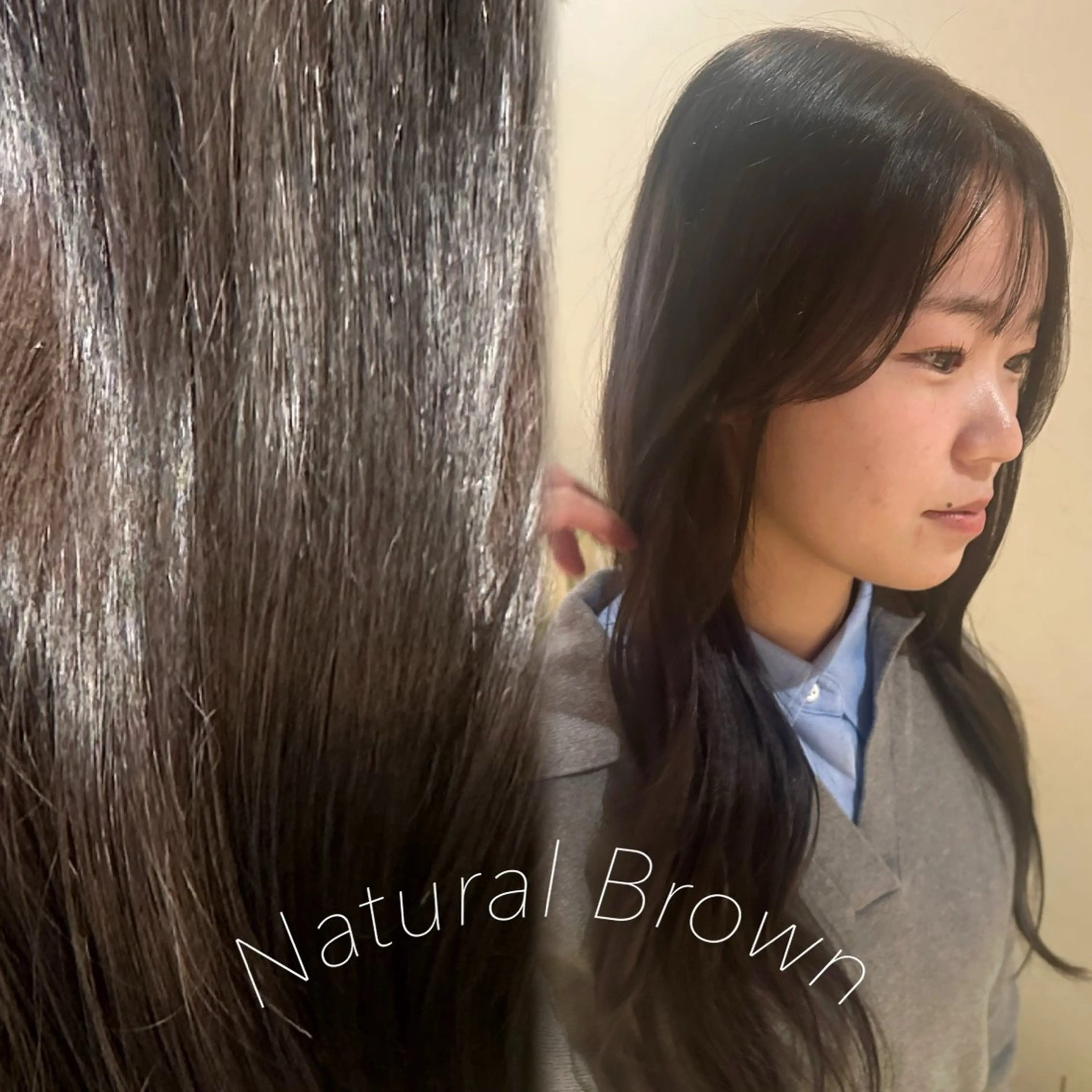 ロング ヘアカラー トリートメント あゆみ︎︎✮／ 暖色カラー／レイヤーのヘアスタイル