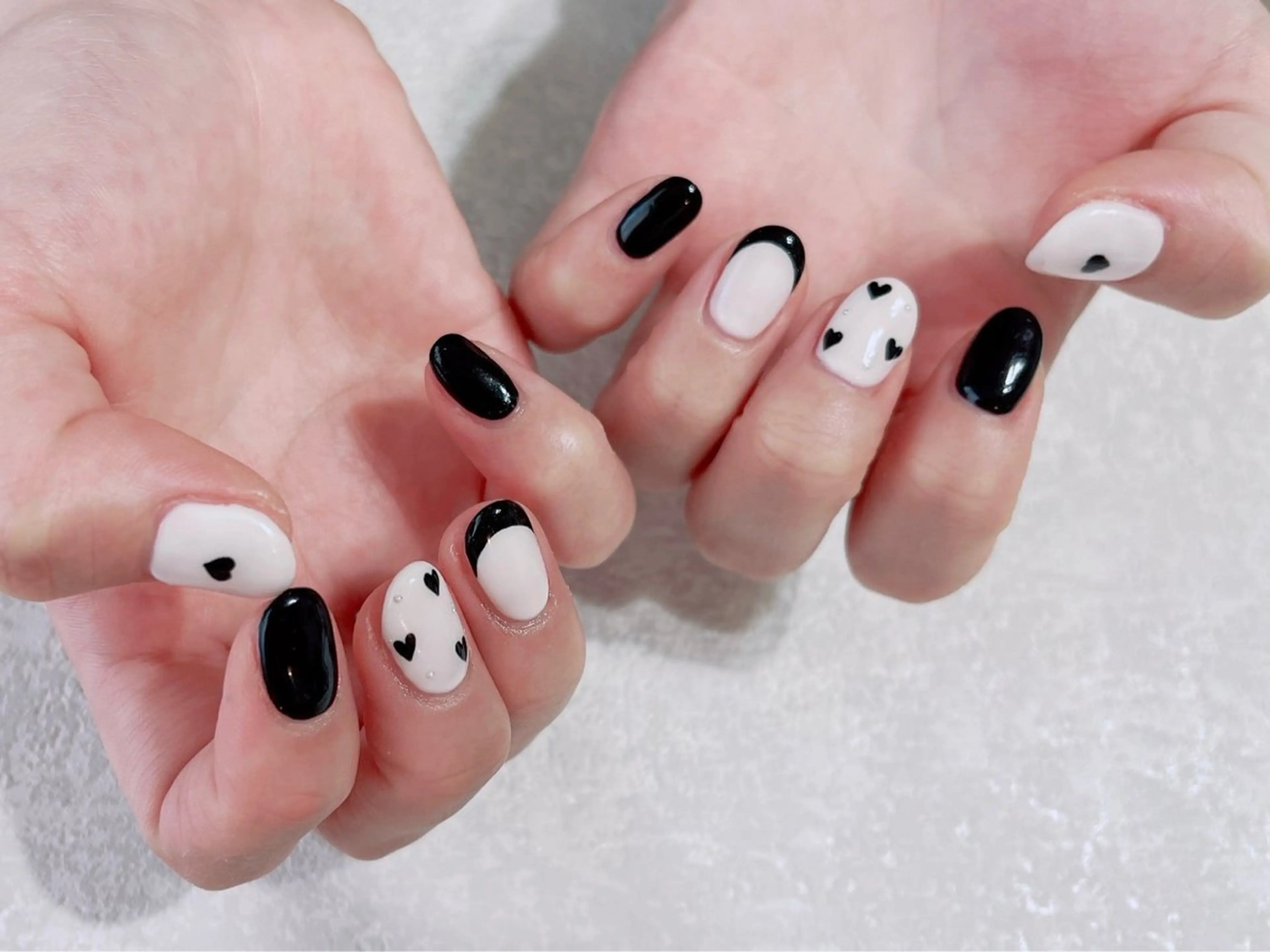 ネイル ジェルネイル 韓国ネイル メンズネイル パラジェル バレンタイン kiki nail たまプラーザのネイルデザイン