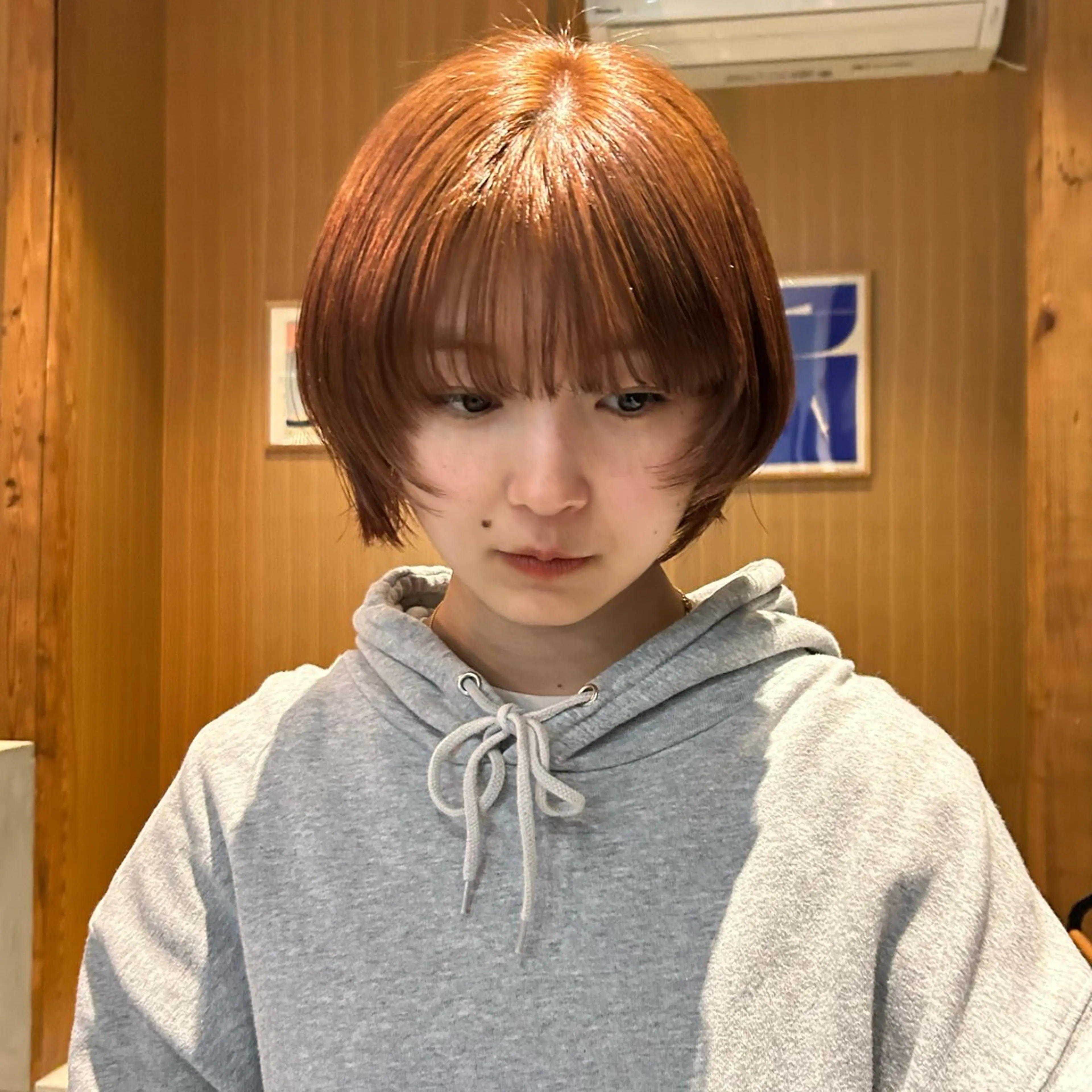ショート カラー ヘアカラー MUKU リカのヘアスタイル